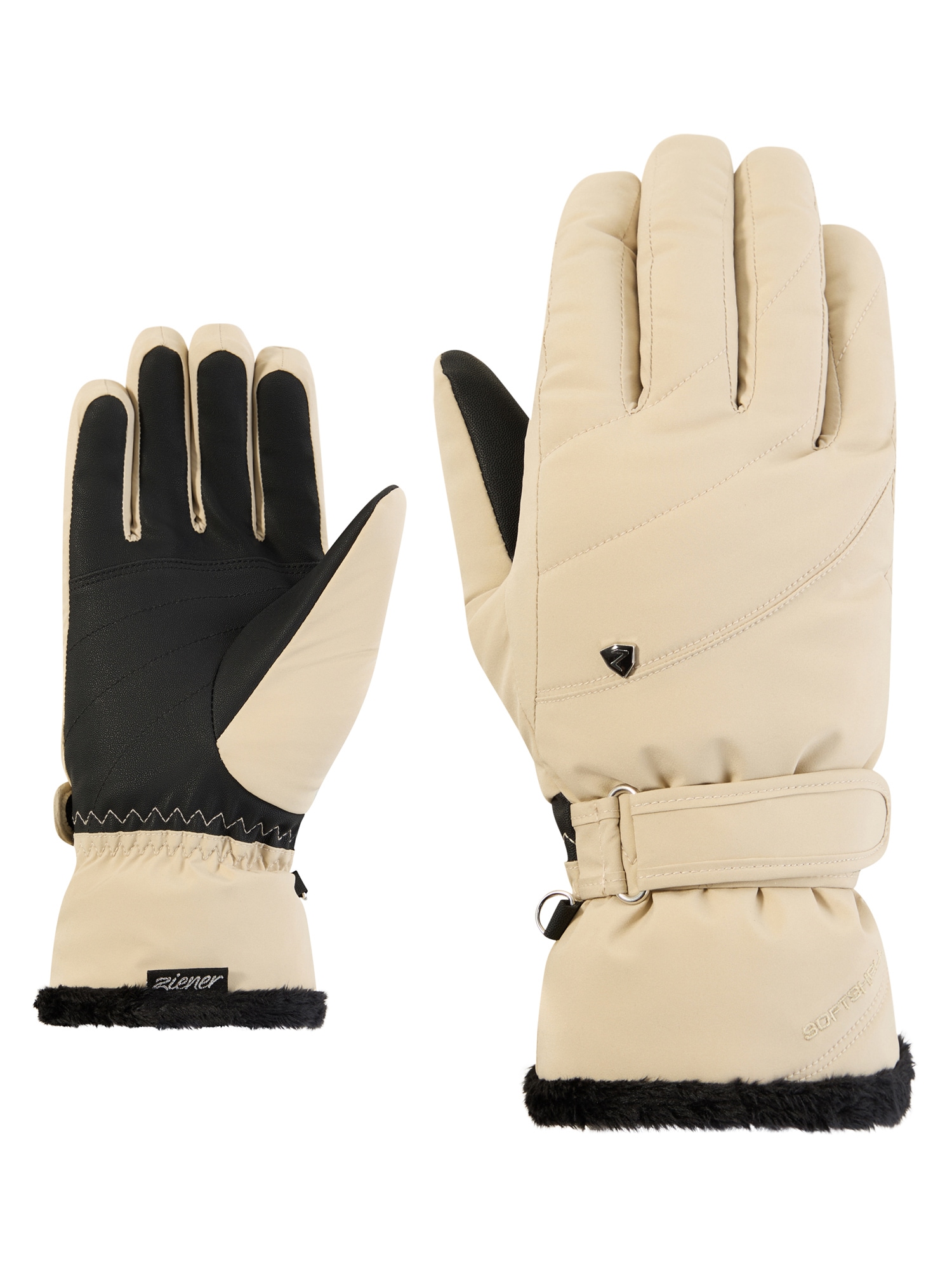 Ziener Skihandschuhe »KEAKA-Z AQUASHIELD® PrimaLoft® DAMEN« wasserdicht, winddicht, atmungsaktiv, extra warm, Plüschfutter