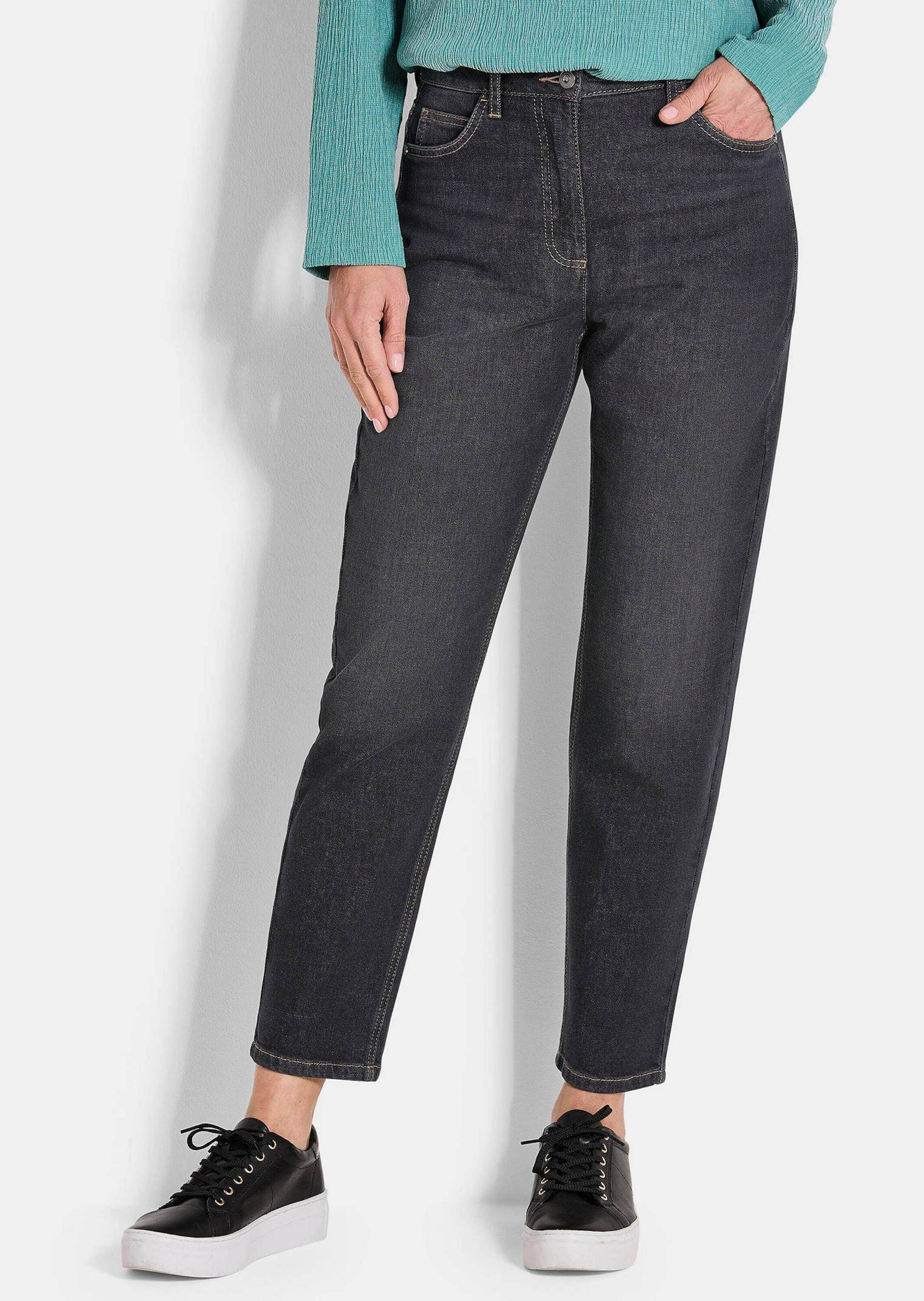 GOLDNER Regular-fit-Jeans »Mom Jeans SARA aus Baumwoll-Stretch«