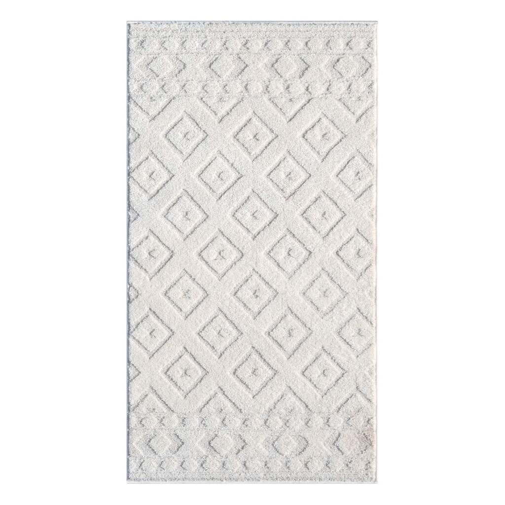 Carpet City Teppich »LOUNGE 9999« rechteckig 15 mm Höhe Kurzflor-Teppich Modern, Hoch-Tief-Struktur, Wohnzimmer, Schlafzimmer