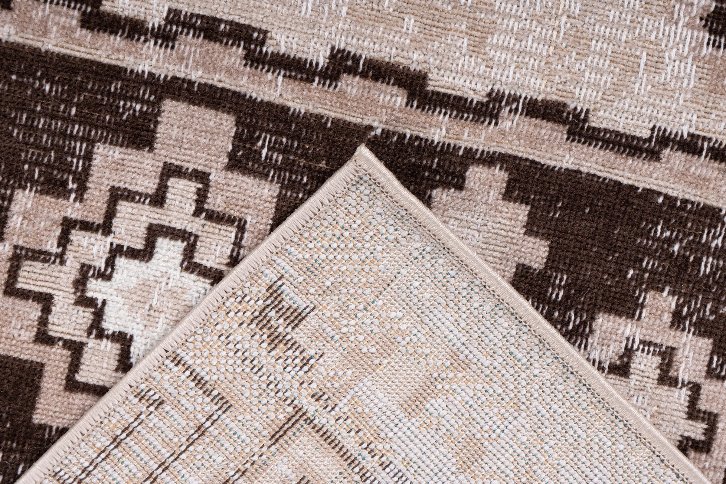 me gusta Teppich »Ariya 325« rechteckig 6 mm Höhe Flachflor, gekettelt, Wohnzimmer