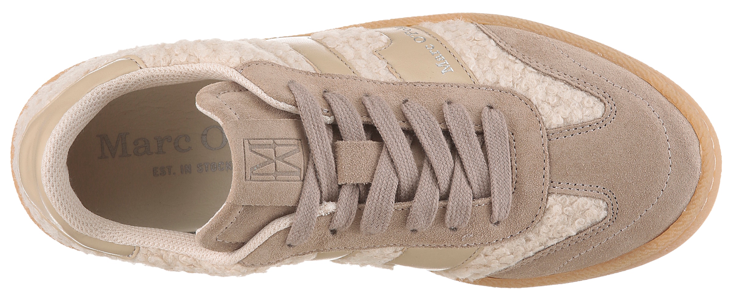 Marc O'Polo Sneaker »Court«  Retro-Sneaker, Schnürschuh, Halbschuh mit Memory Foam Ausstattung