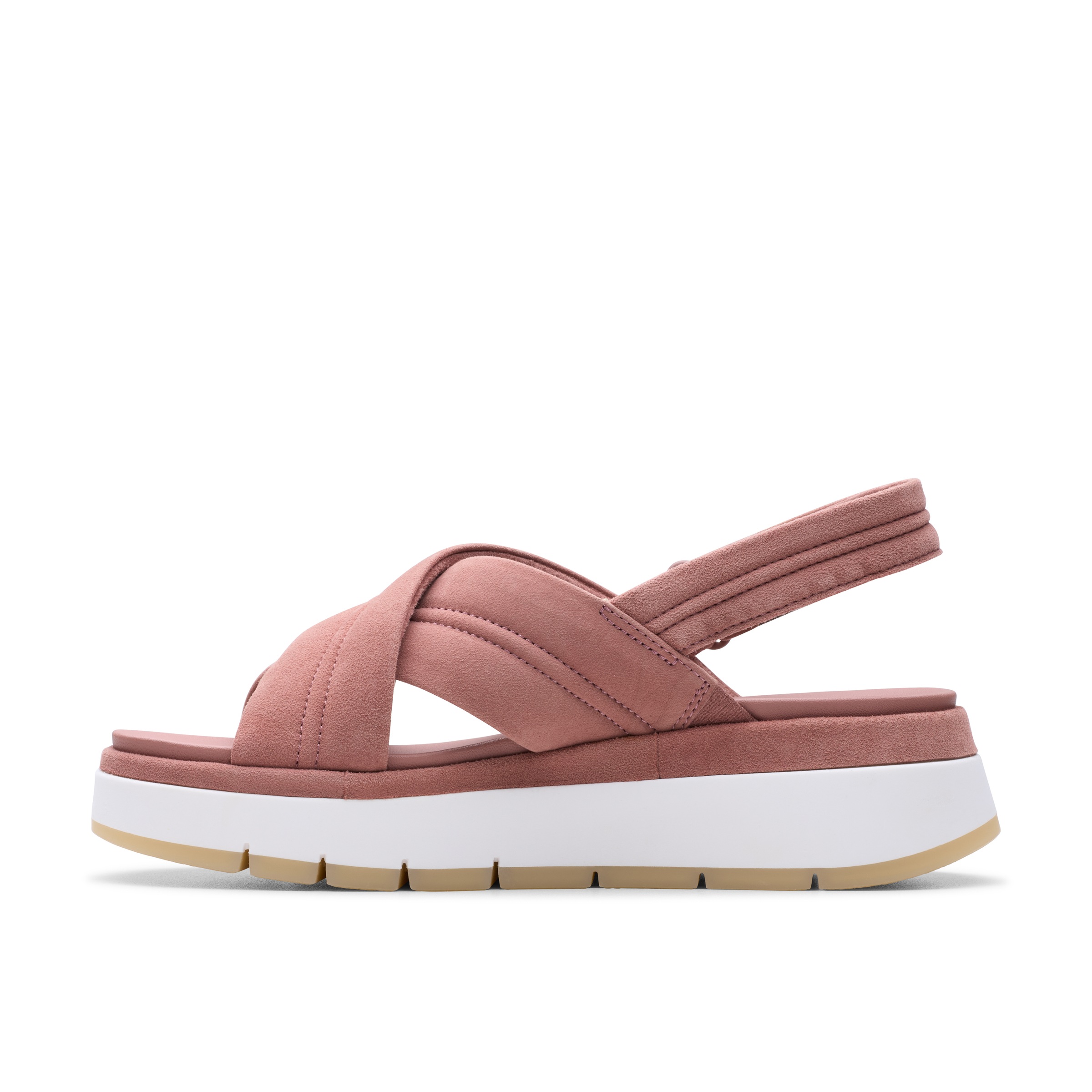 Clarks Sandale »Tuscan Cross«  , Sandalette, Flats, Sommerschuh mit Plateausohle