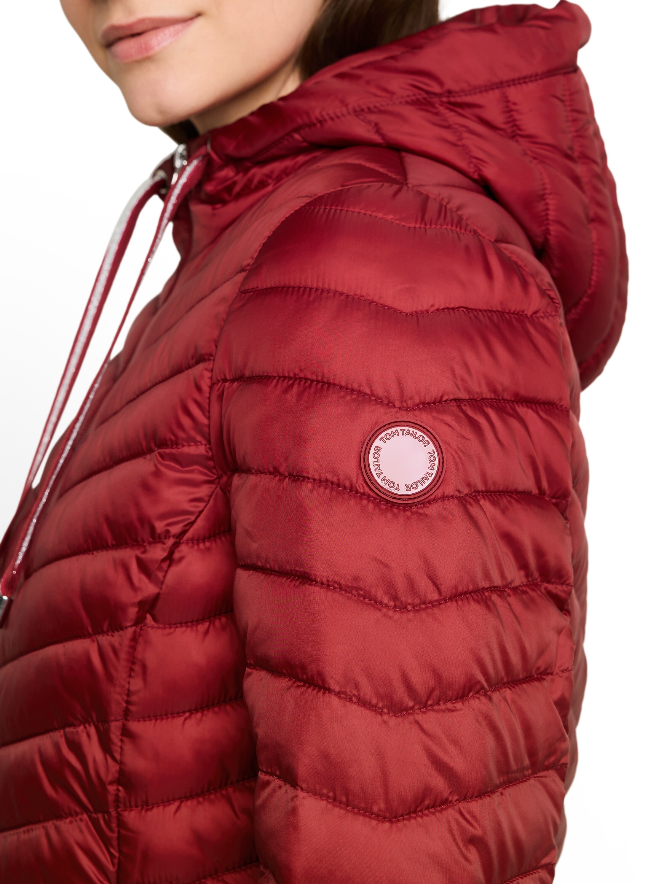 TOM TAILOR Steppjacke mit Kapuze mit Reißverschluss und Kapuze
