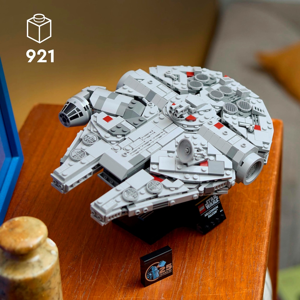 LEGO® Konstruktionsspielsteine »Millennium Falcon™ LEGO (75375), LEGO® Star Wars™«, (921 St.), Made in Europe