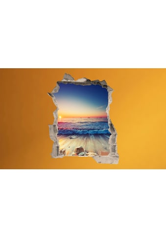 Conni Oberkircher´s Wandsticker »Sunset Waves - Wellen im Sonnenuntergang«,... kaufen
