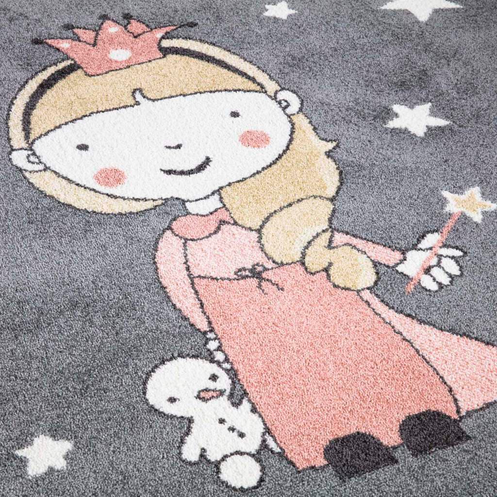 Carpet City Kinderteppich »ANIME893«, rund, 11 mm Höhe, Kinderzimmer Teppich Modern mit lustigen Cartoon-Figuren, Multi