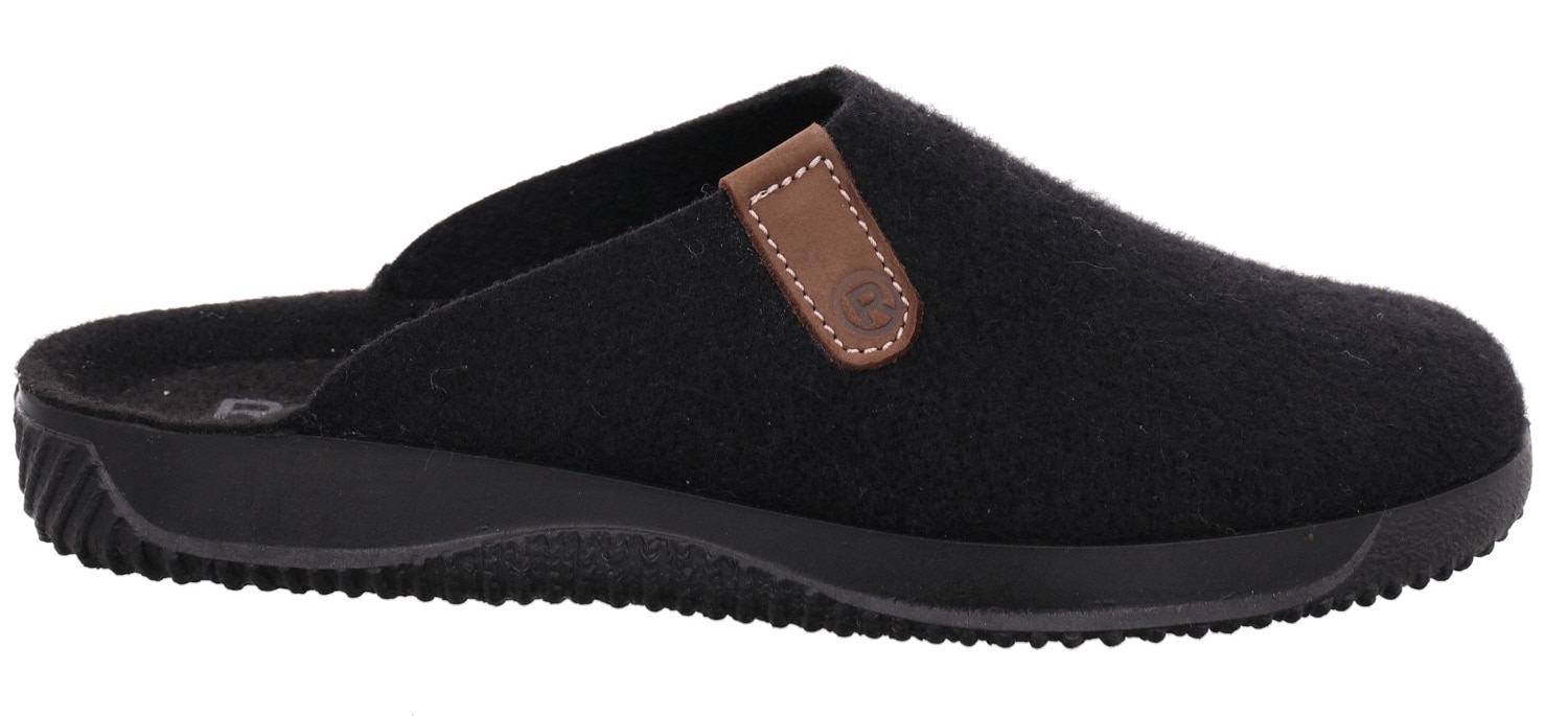 Rohde Pantoffel »SOLTAU-H«  Hausschuh, Schlappen, Clog mit seitlichem Label