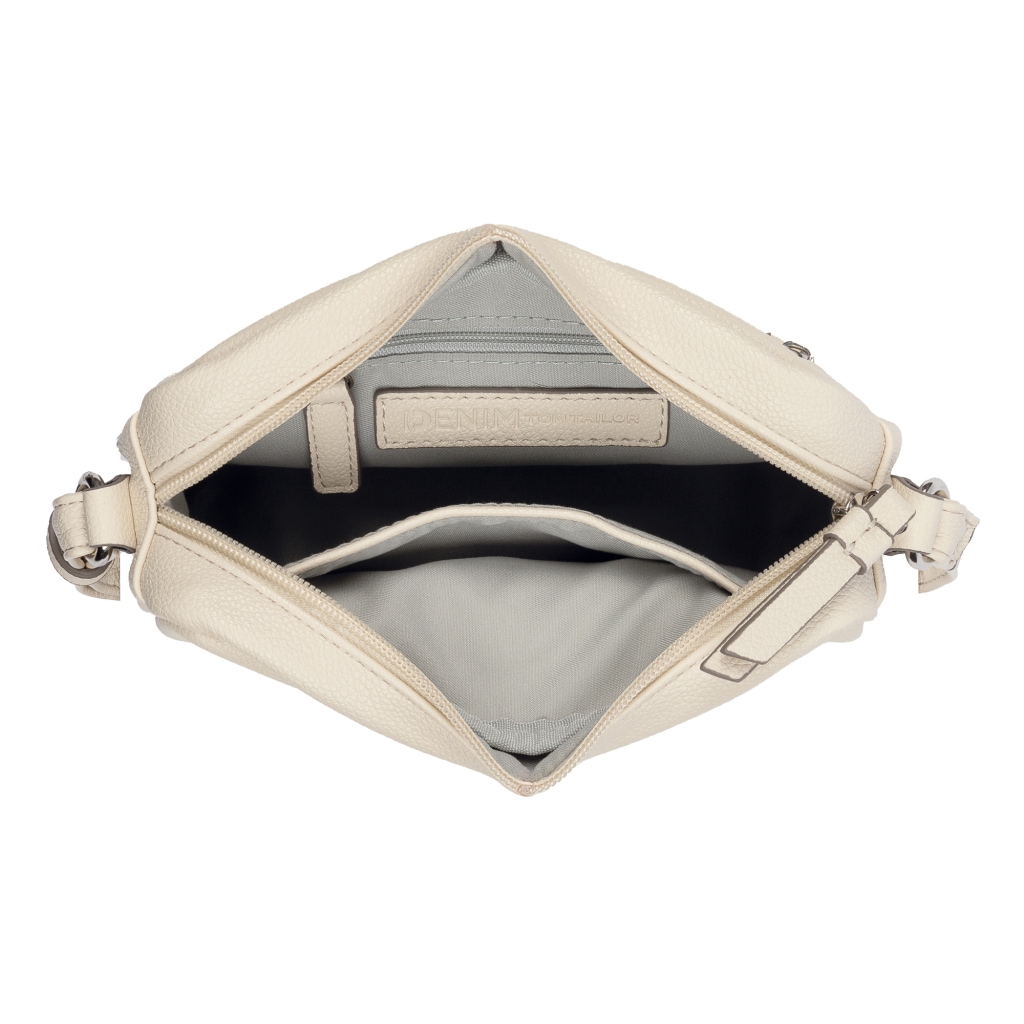 TOM TAILOR Denim Handtasche »Aveline« Damen Umhängetasche, Schultertasche mit glänzendem 3D-Logo