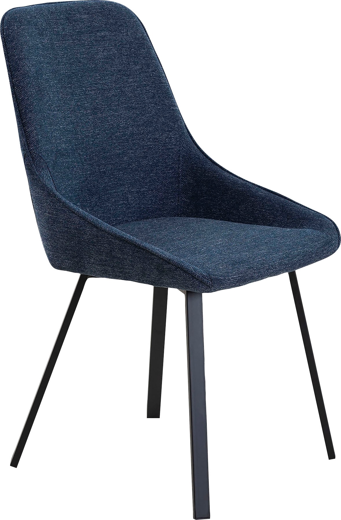 SalesFever Esszimmerstuhl, (Set), 2 St., Strukturstoff, H 87 cm/ B 51 cm/ T 47 cm