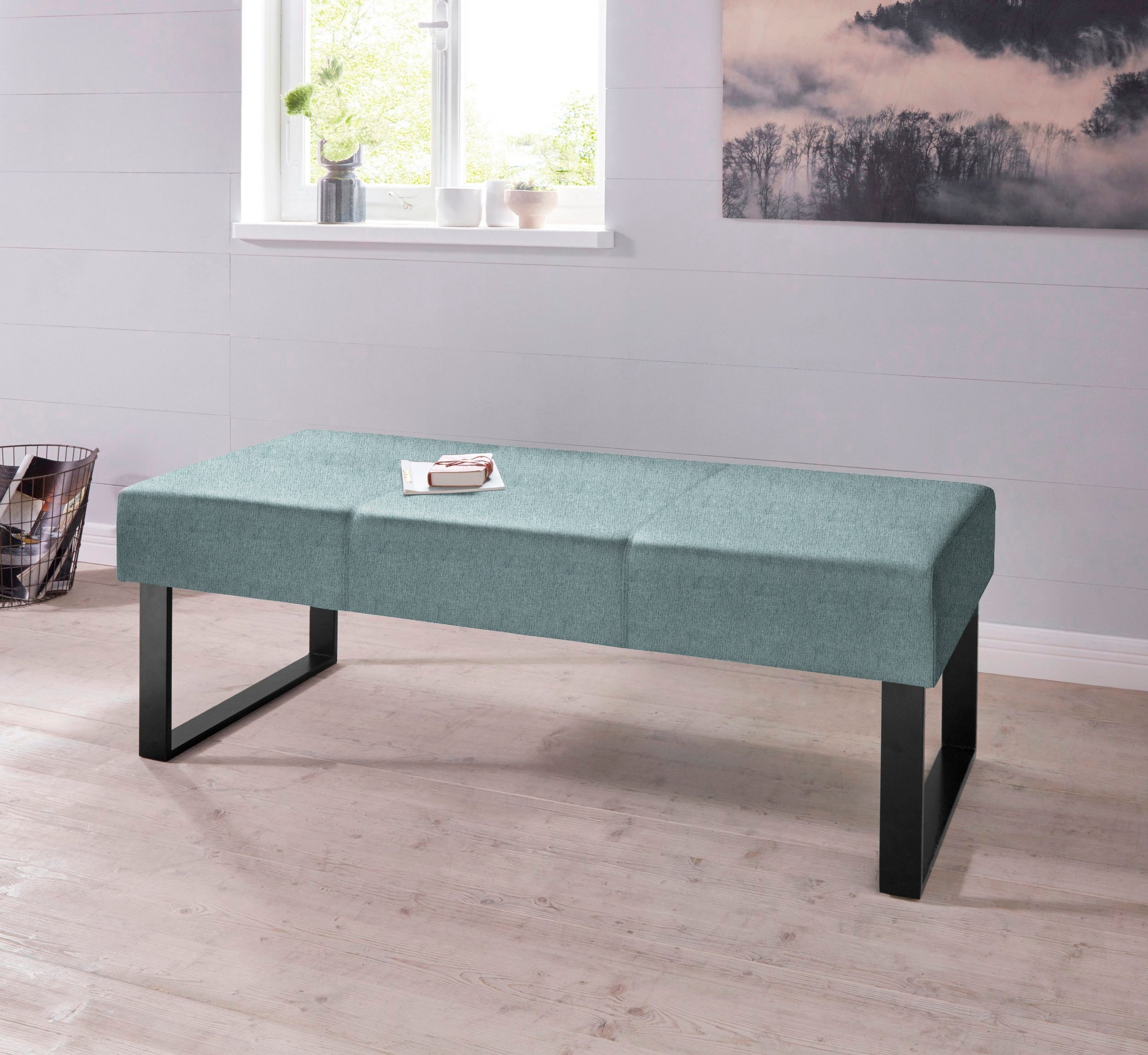 Home affaire Sitzbank »Oliver«, Breite 140cm, mit Metallgestell