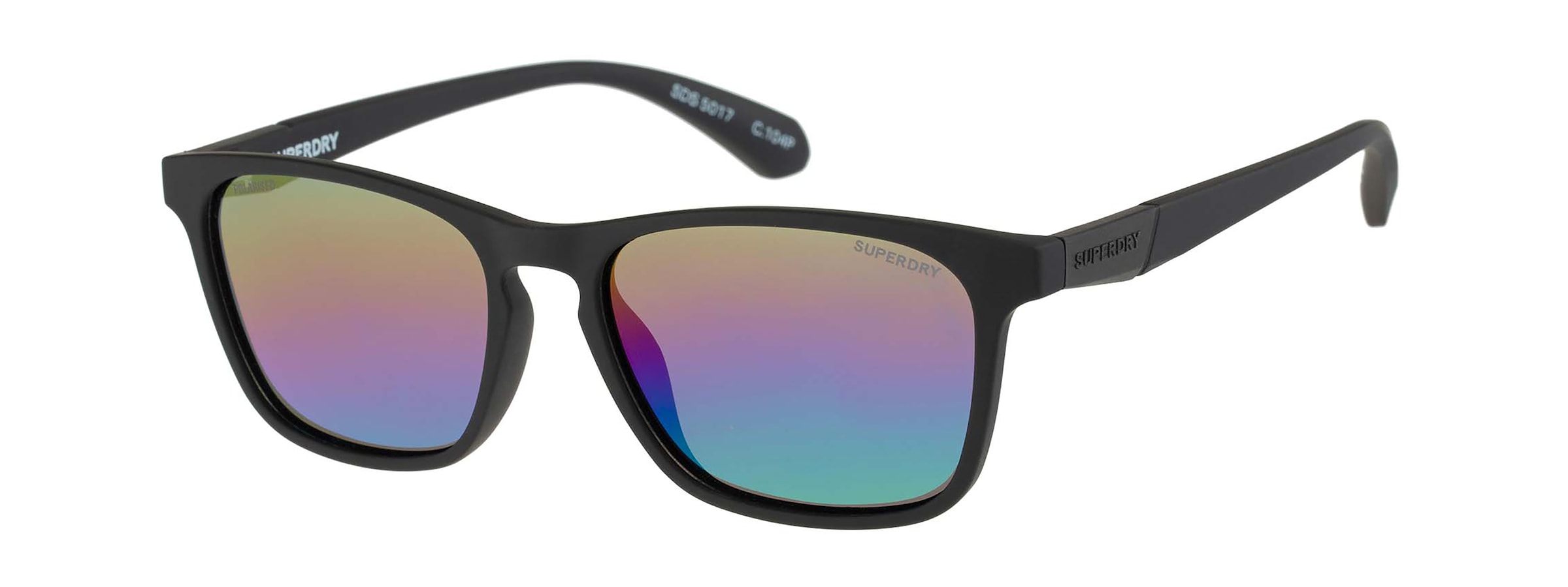 Superdry Sonnenbrille "Modell 996082" Vollrand, verspiegelte Gläser, Markenlogo am Bügel