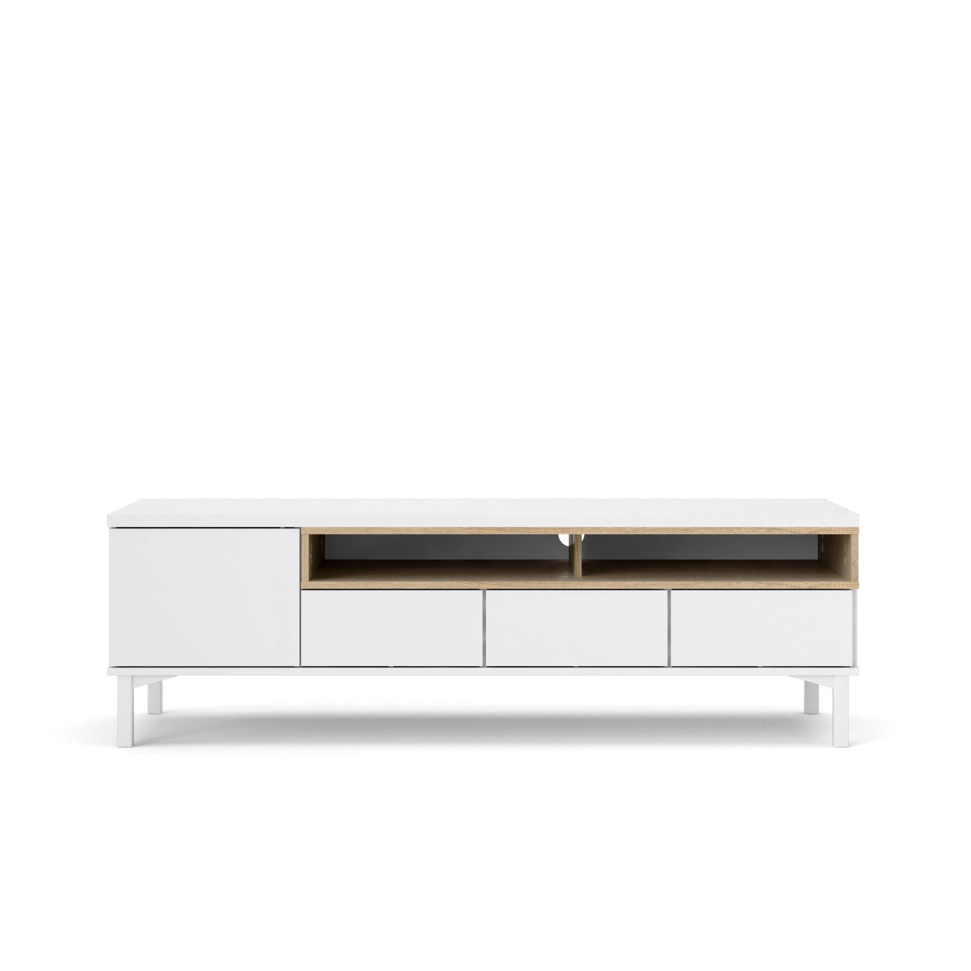 INOSIGN TV-Board »Roomers TV-Board, TV-Möbel, TV-Unit, Media-Möbel, Sideboard«, Breite/Höhe 156/48 cm, 2 offene Fächer mit Rahmen-Optik, Kabelführung