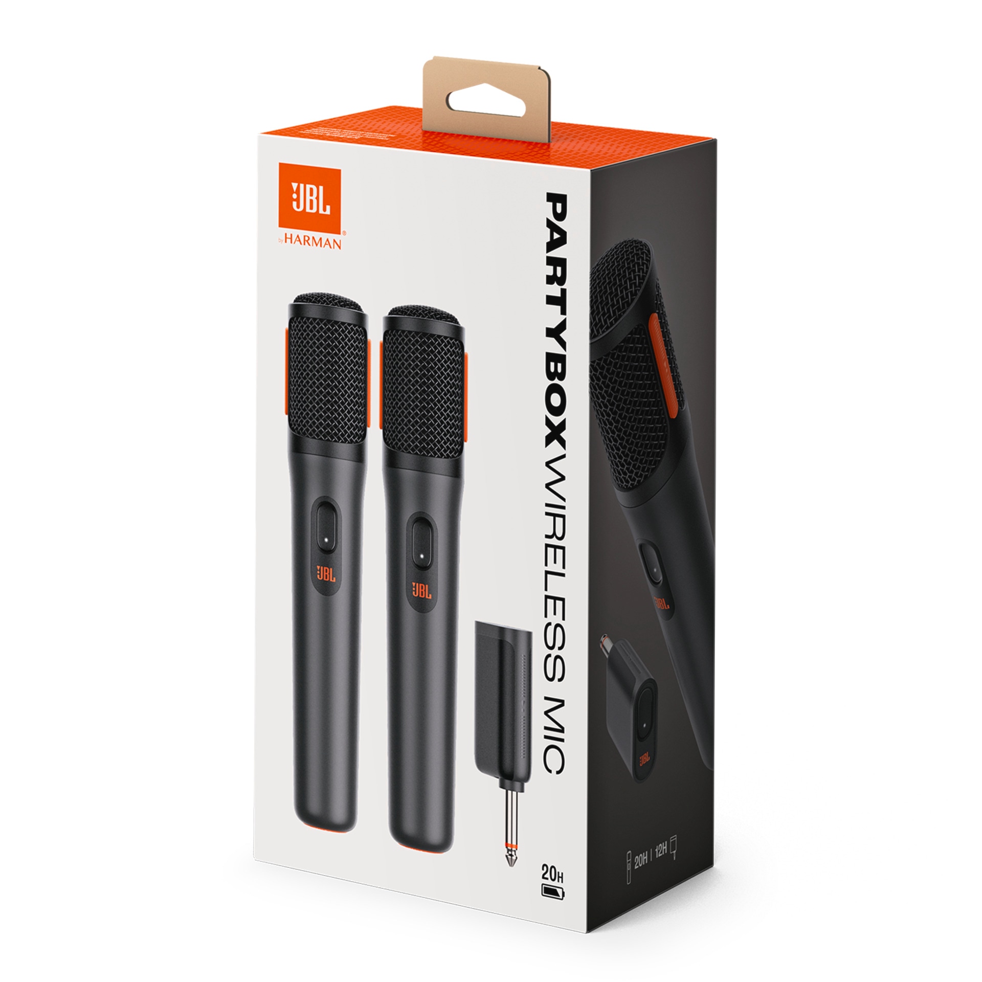 JBL Mikrofon »PartyBox Wireless Mic«, (Set, 3 tlg., bestehend aus 2 PartyBox Wireless Mikrofonen und 1 Dongle)