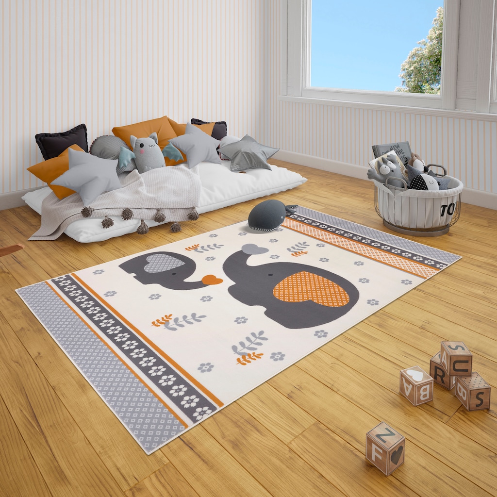 HANSE Home Kinderteppich »Happy Elefant«, rechteckig