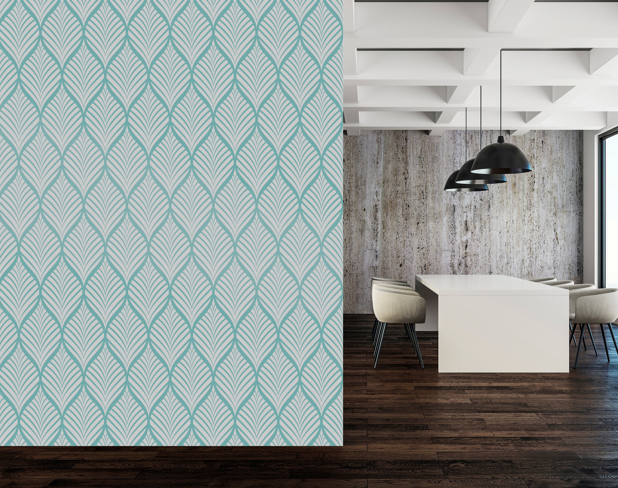 queence Vinyltapete »Natalie«, bedruckt-Motiv-botanisch-floral-gemustert-natürlich, 90x250cm, selbstklebend, kinderleichte Anbringung, Sticker