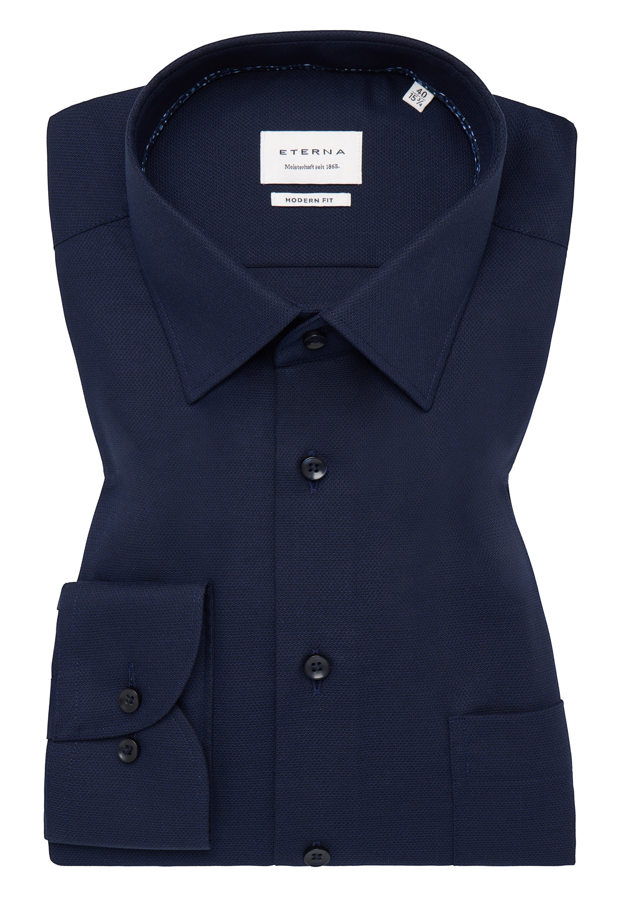 Eterna Langarmhemd »MODERN FIT« NON IRON (bügelfrei)