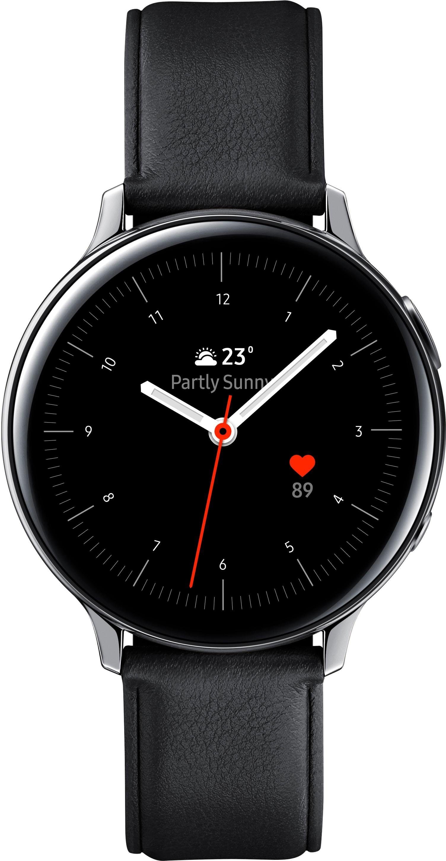Samsung Smartwatch »Galaxy Watch Active2 Edelstahl, 44 mm, Bluetooth (SM-R820)«