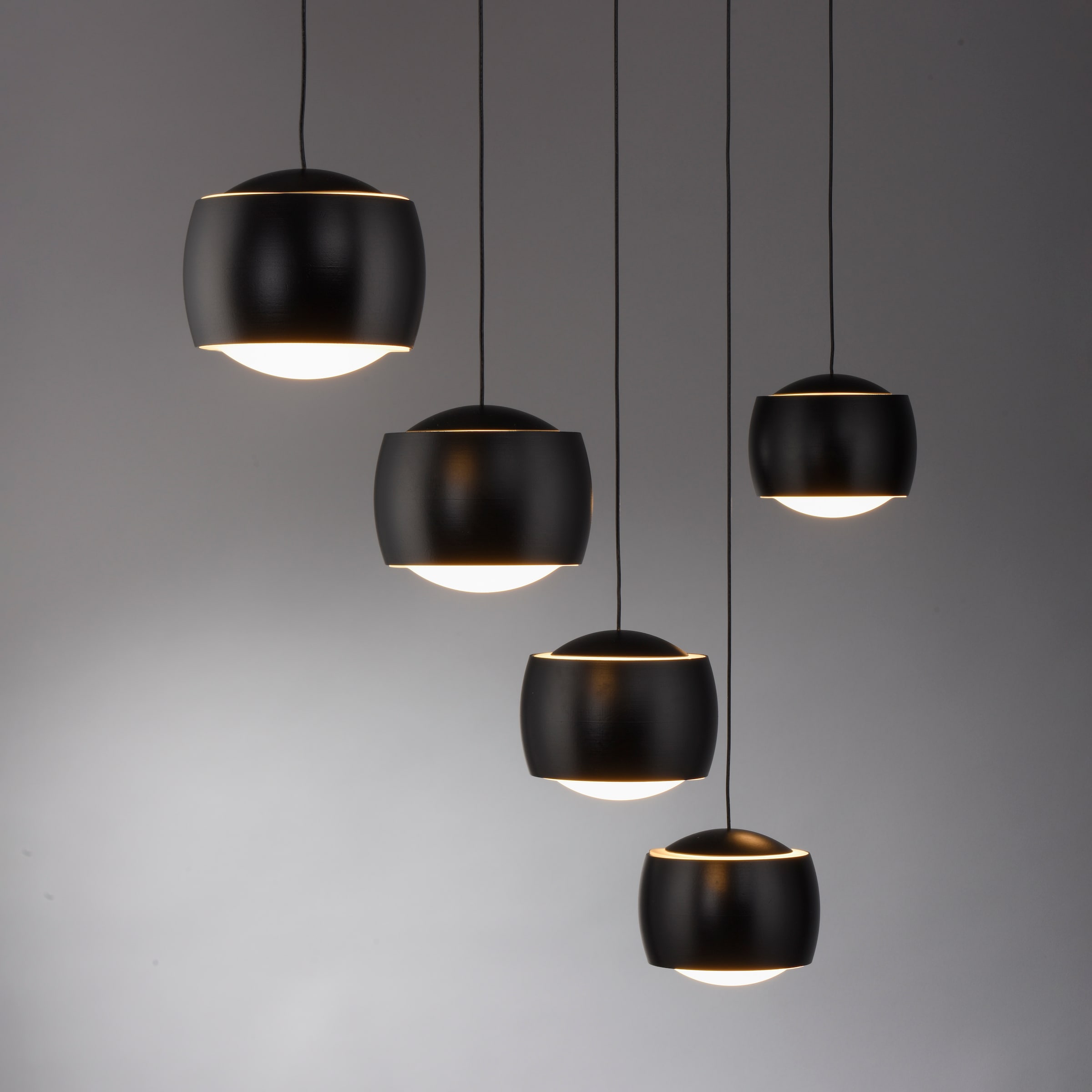JUST LIGHT Pendelleuchte »BALLINI«, 5 flammig, Leuchtmittel LED-Board | LED fest integriert, LED, Comfort Lift, dimmbar, Switchmo