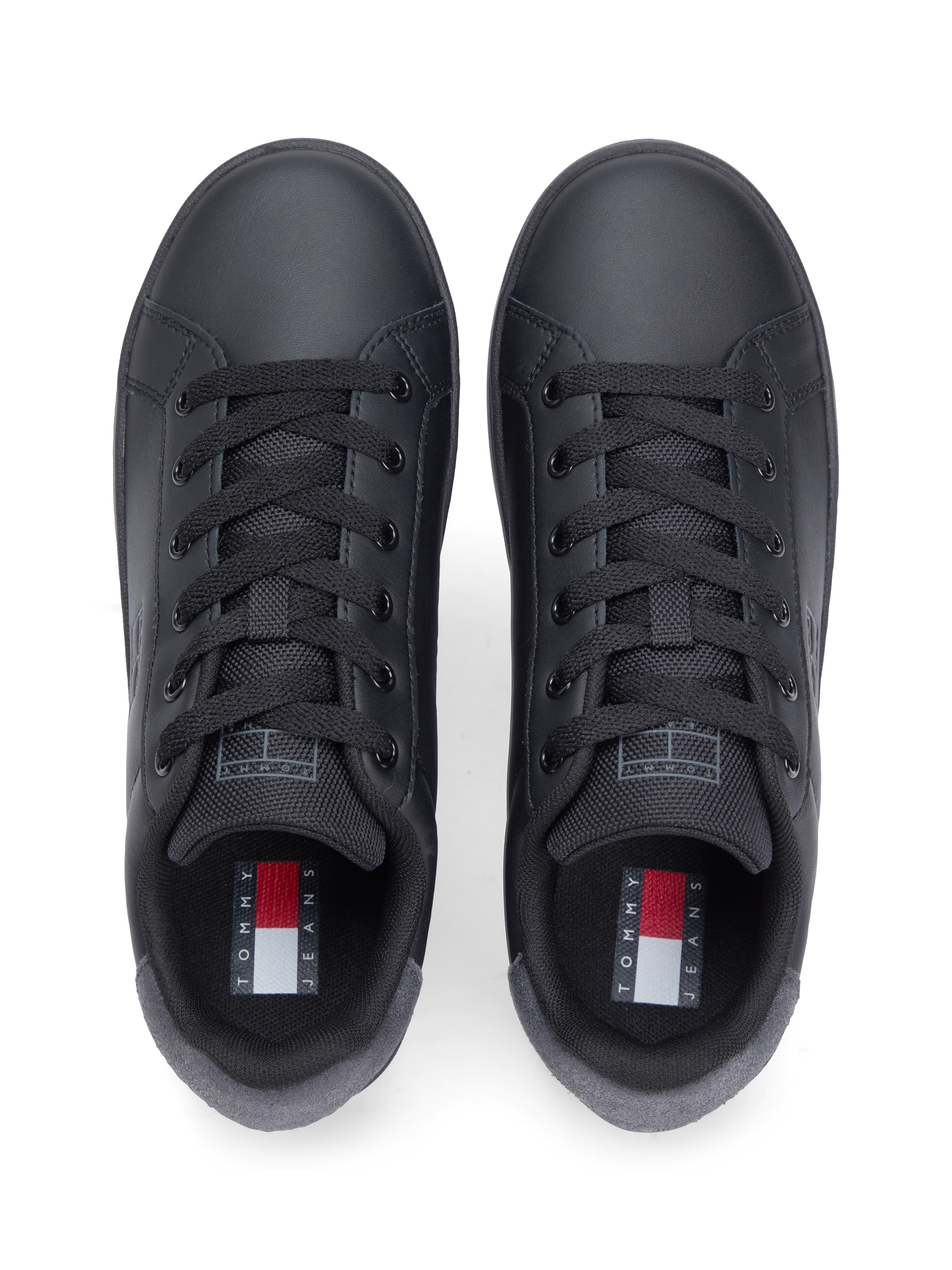 Tommy Jeans Plateausneaker »TJW FLATFORM ESS MU«  , Freizeitschuh, Halbschuh, Schnürschuh mit Kontrastbesatz