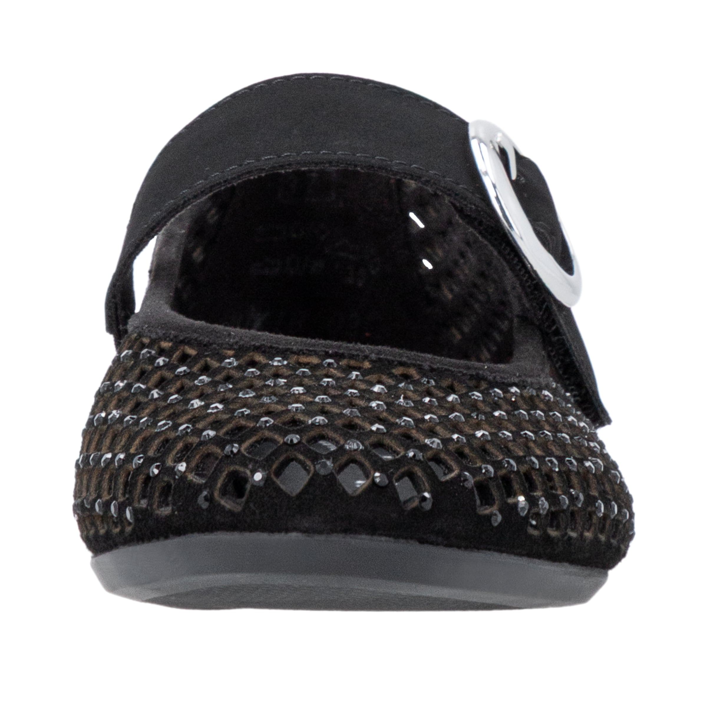 Remonte Riemchenballerina  Loafer, Sommerschuh mit Glitzersteine und Klettverschluss