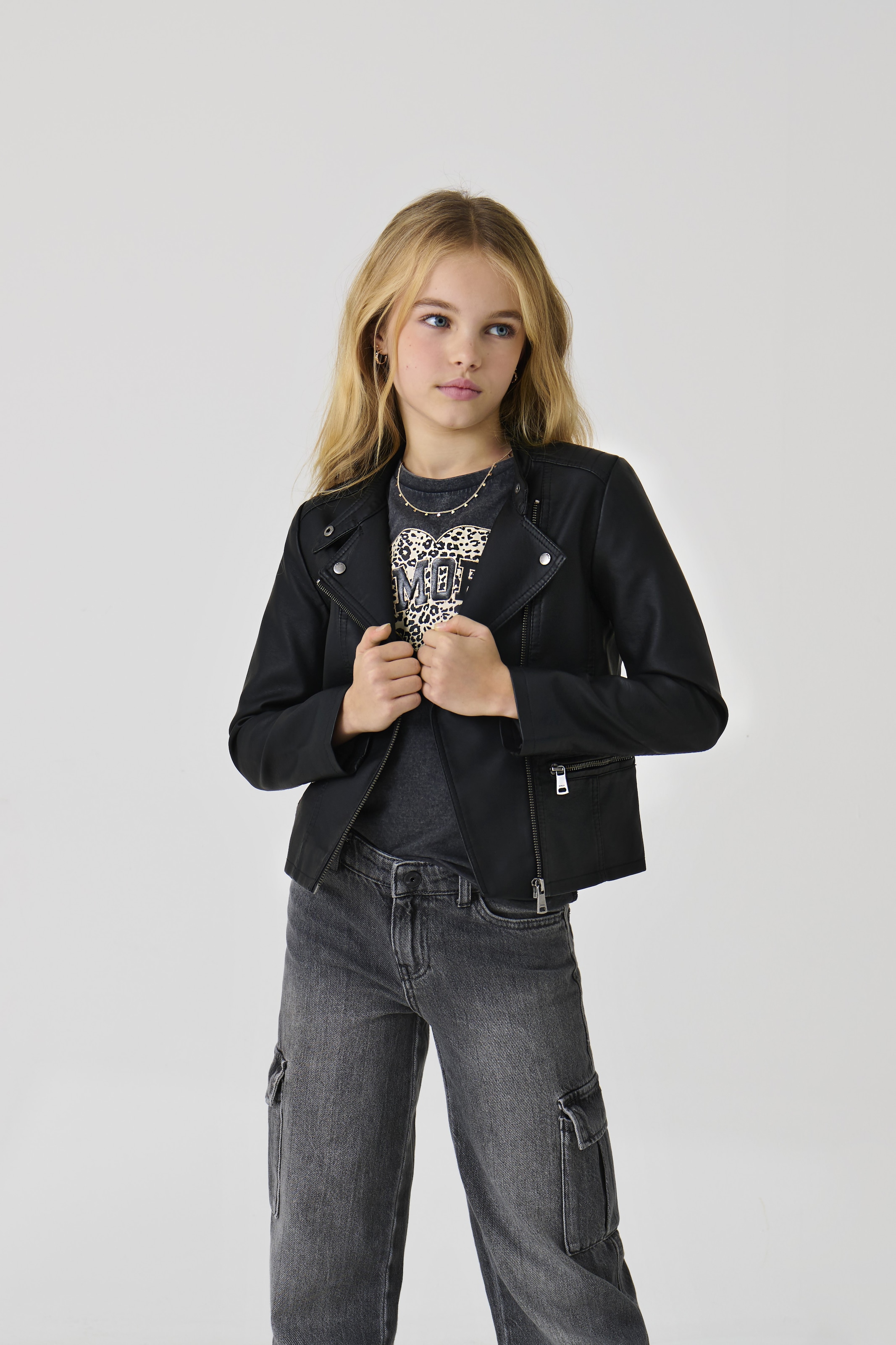 KIDS ONLY Bikerjacke »KONFREYA FAUX LEATHER BIKER OTW NOOS«