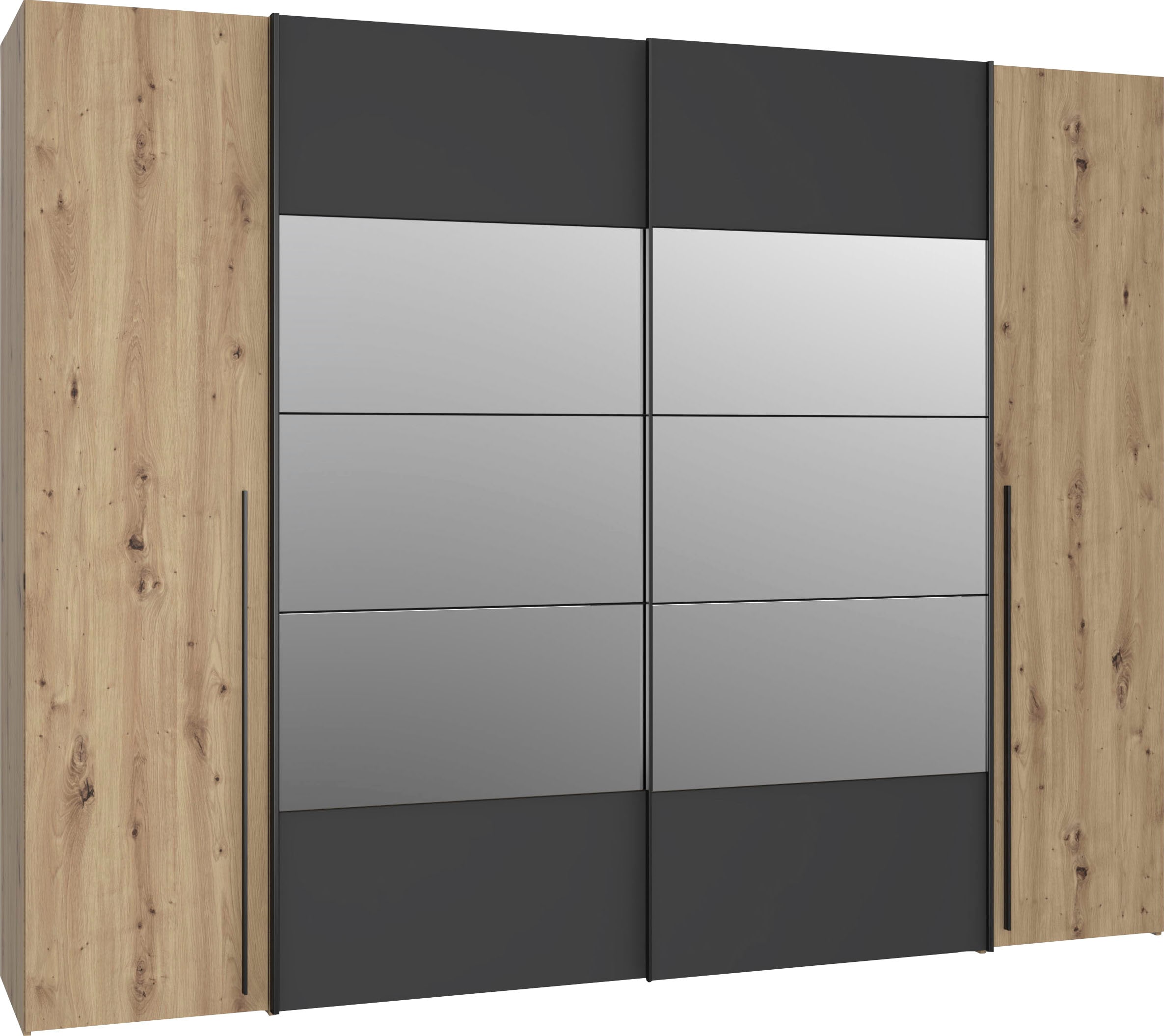 FORTE Kleiderschrank »Rayong«, (B/H/T ca. 270,3x210x61,2 cm)