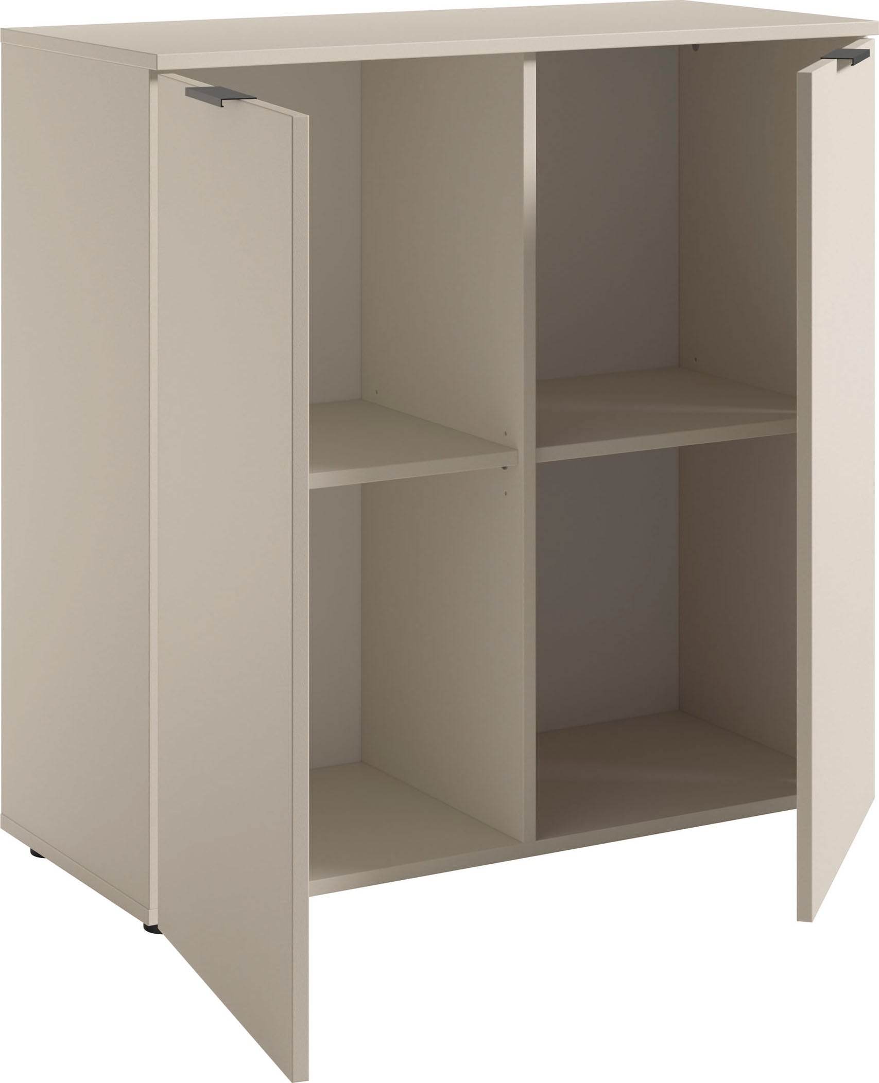 HBZ Sideboard »Linz Kommode, BxHxT 90x90x40cm« 1 Stk. tlg. Breite 90cm,Lip-Griff,Melaminbeschichtung