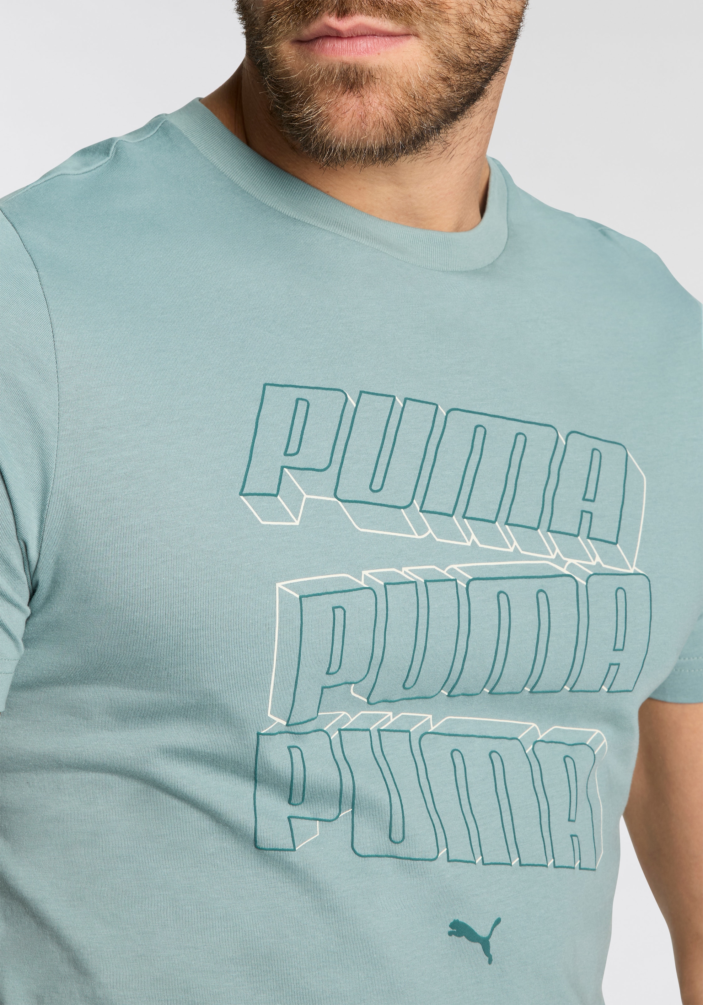 PUMA T-Shirt »ESS LOGO LAB HOG TEE«, für Herren