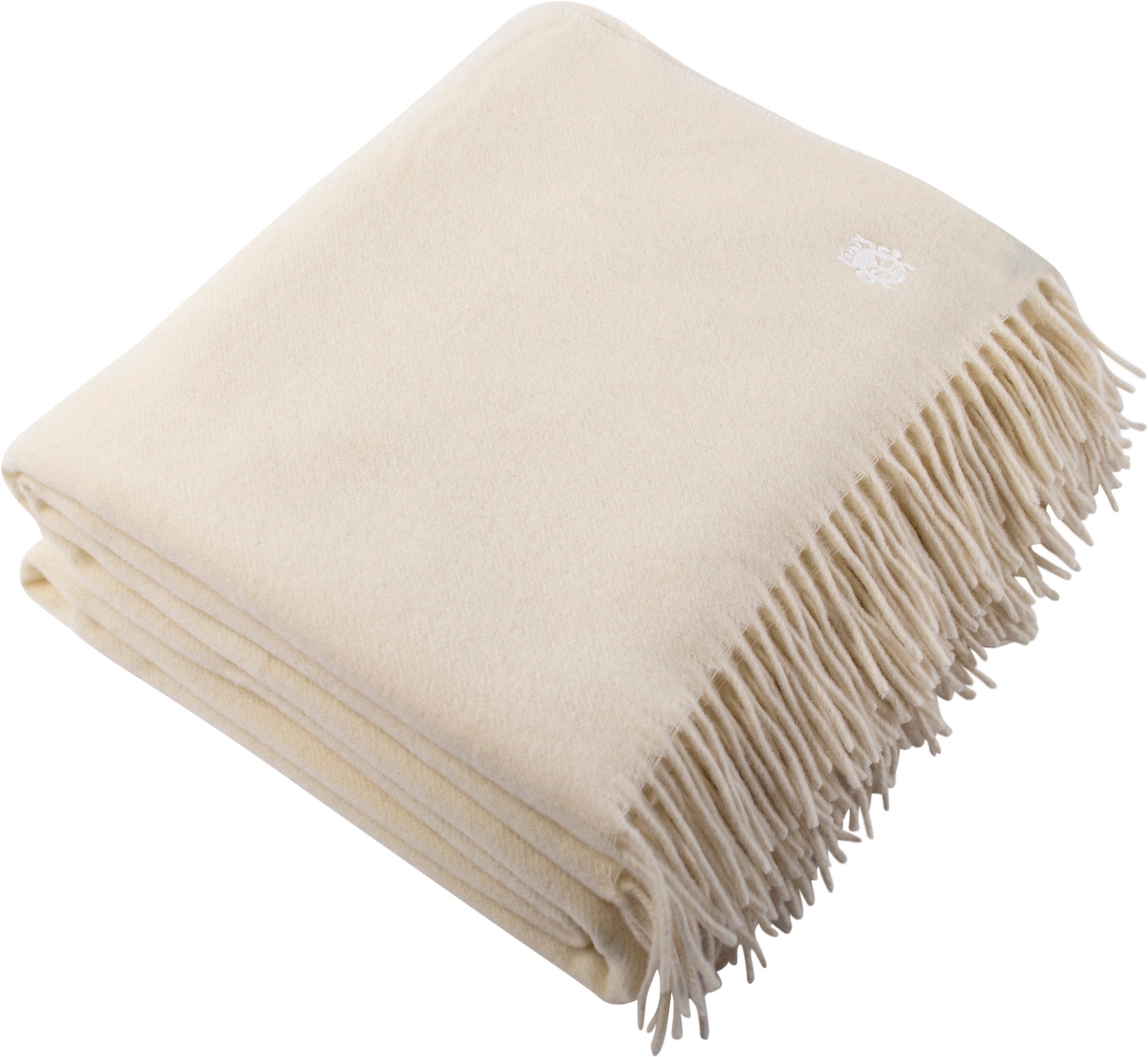 ZOEPPRITZ1828 Wohndecke »Since 1828 Lambswool« klassisch unifarbenes Plaid aus Schurwolle