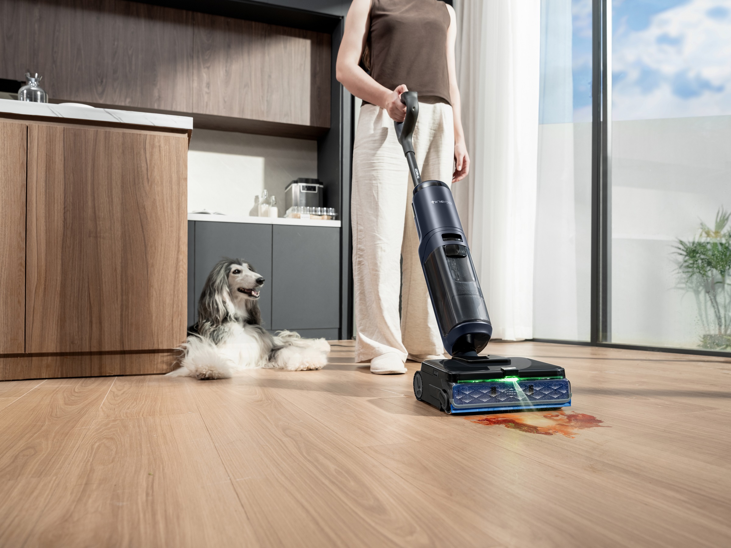 Tineco Nass-Trocken-Sauger »FLOOR ONE S7 Max Pro« Hochdruck-Wasserstrahl, intuitiver Selbstantrieb, Trocknung bei 85 °C