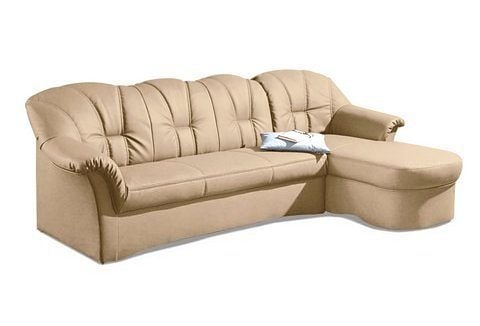 DOMO collection Ecksofa Papenburg L-Form, in großer Farbvielfalt, wahlweise mit Bettfunktion