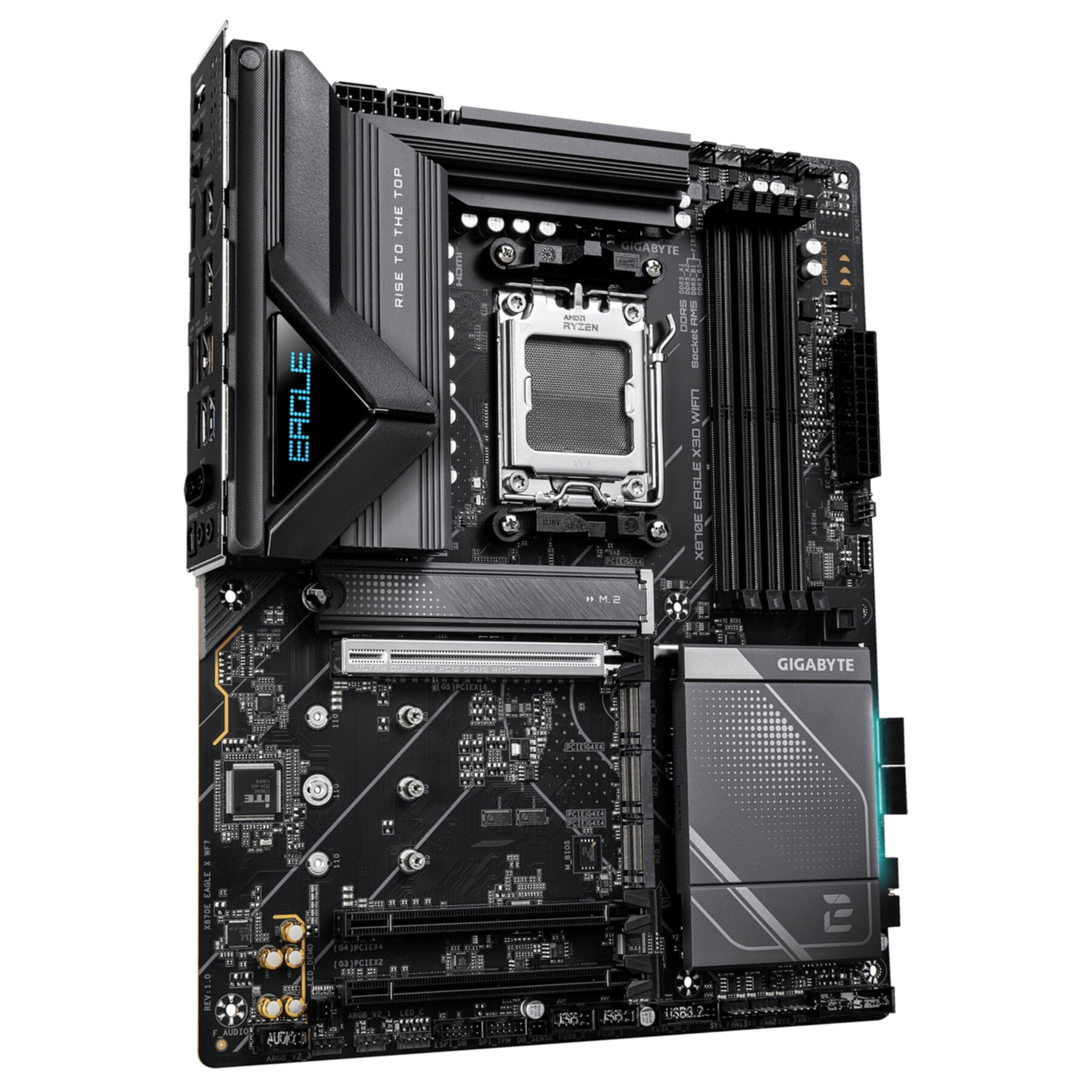 Gigabyte Mainboard »X870E EAGLE X3D WIFI7 Mainboard – Unterstützt AMD Ryzen 9000 CPUs, dig«