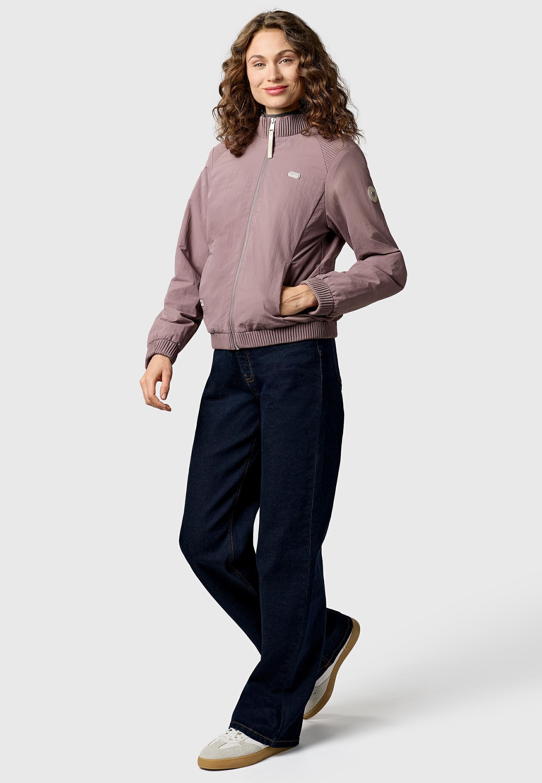 Ragwear Bomberjacke »Bomberjacke Chenna Summer YOUMODO« ohne Kapuze Wasserabweisende leichte Übergangsjacke