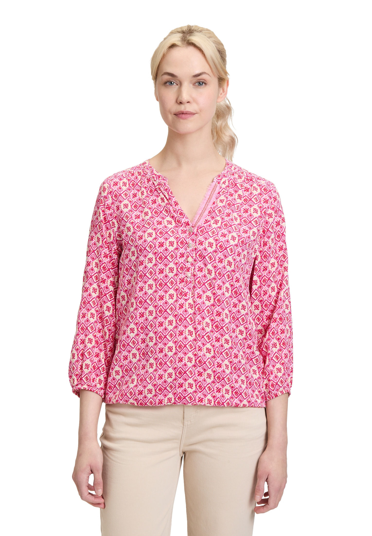 Cartoon Klassische Bluse »Casual-Bluse mit Muster«