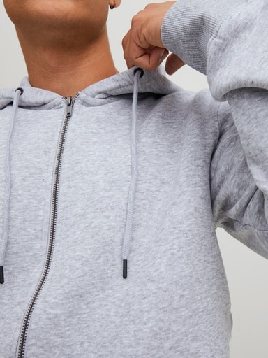 Jack & Jones Kapuzensweatjacke »JJEBRADLEY mit Kapuze, ideal für kalte Jahreszeit« mit Kapuze