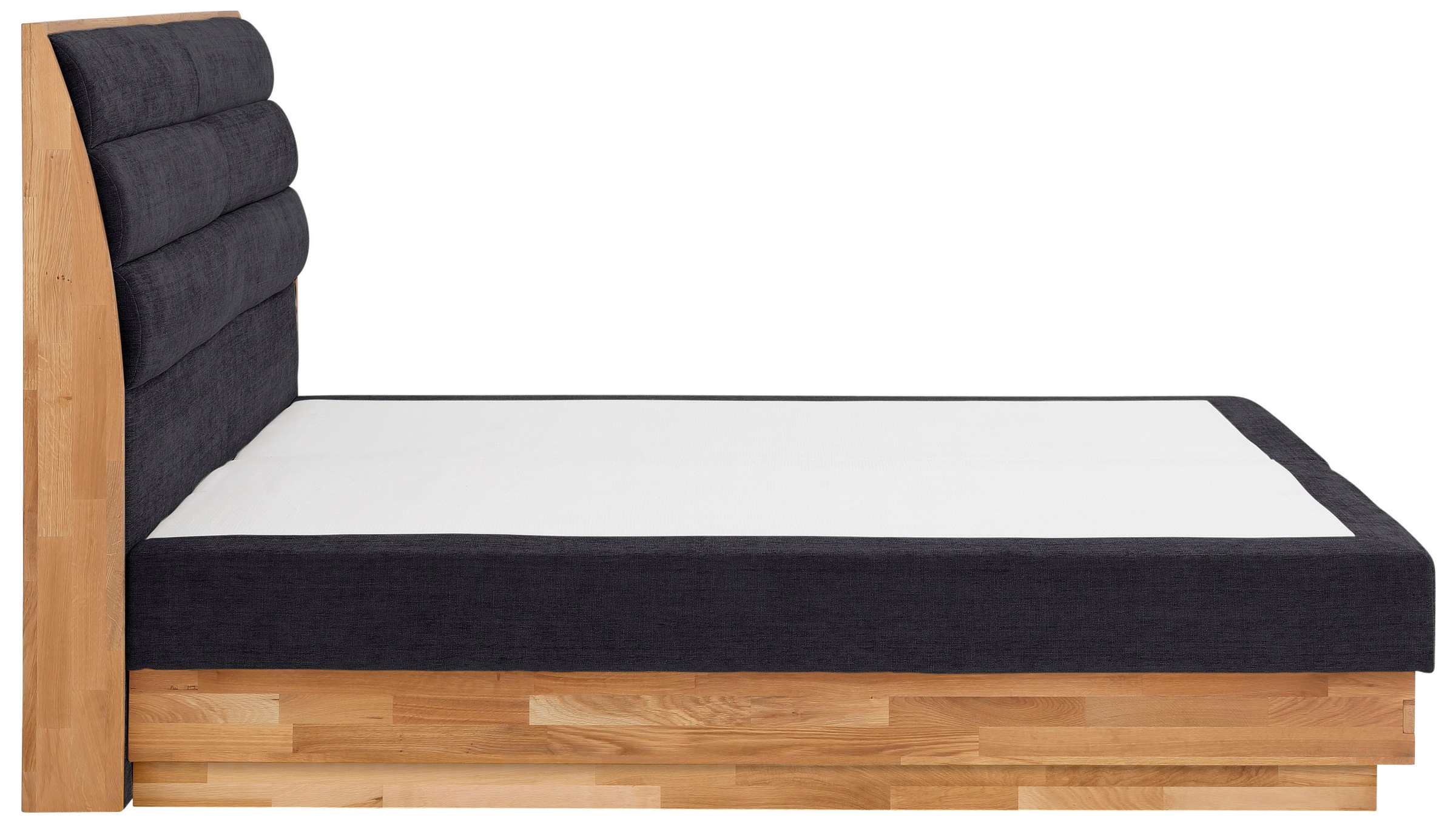 OTTO products Boxspringbett »Jenna«, ohne LED-Beleuchtung, mit zertifizierten, recycelten Bezugsstoffen
