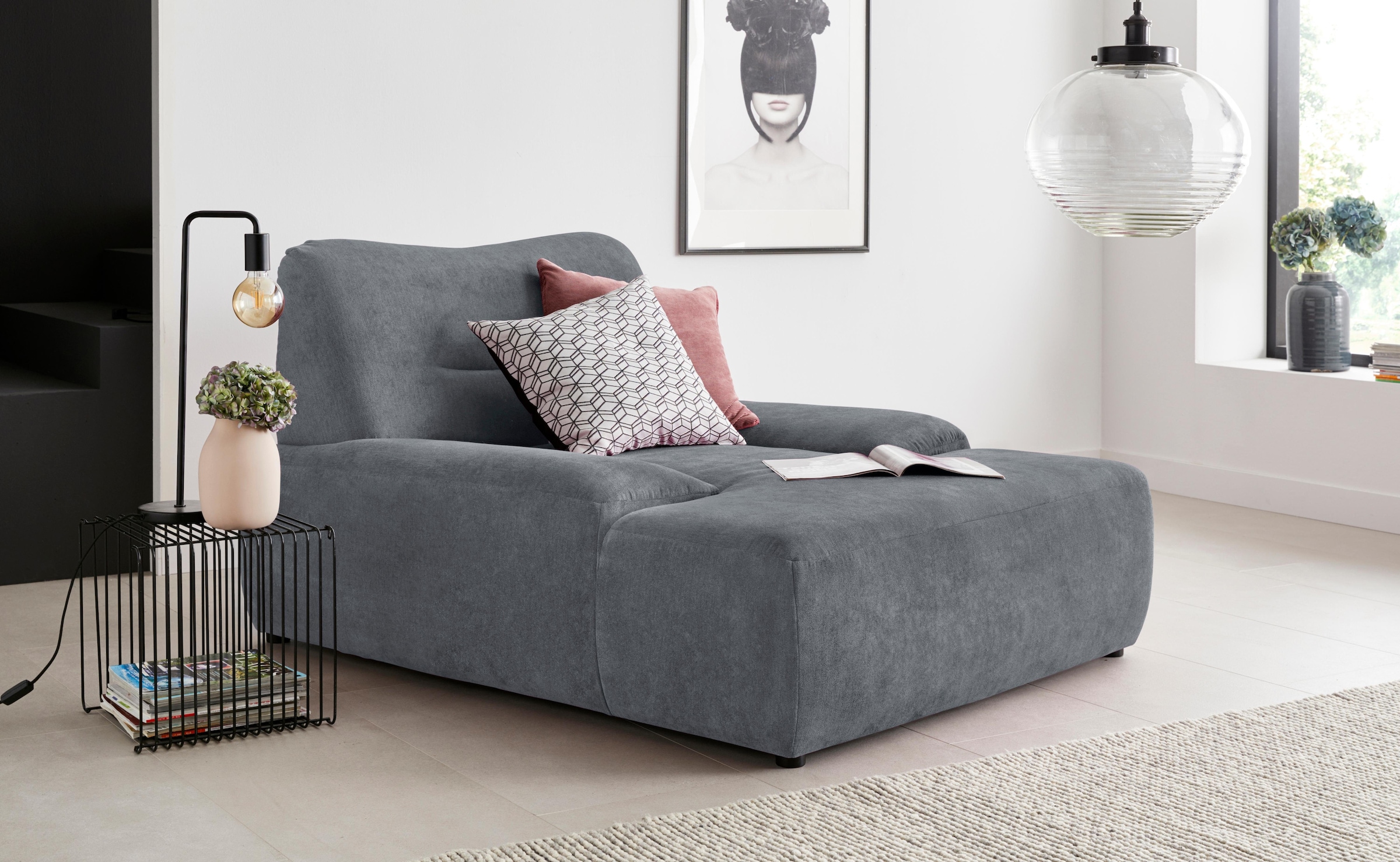 DOMO collection Loveseat »Cesena Designsessel zum Kuscheln, komfortabel zum Relaxen«, bequem und stylish, frei im Raum stellbar