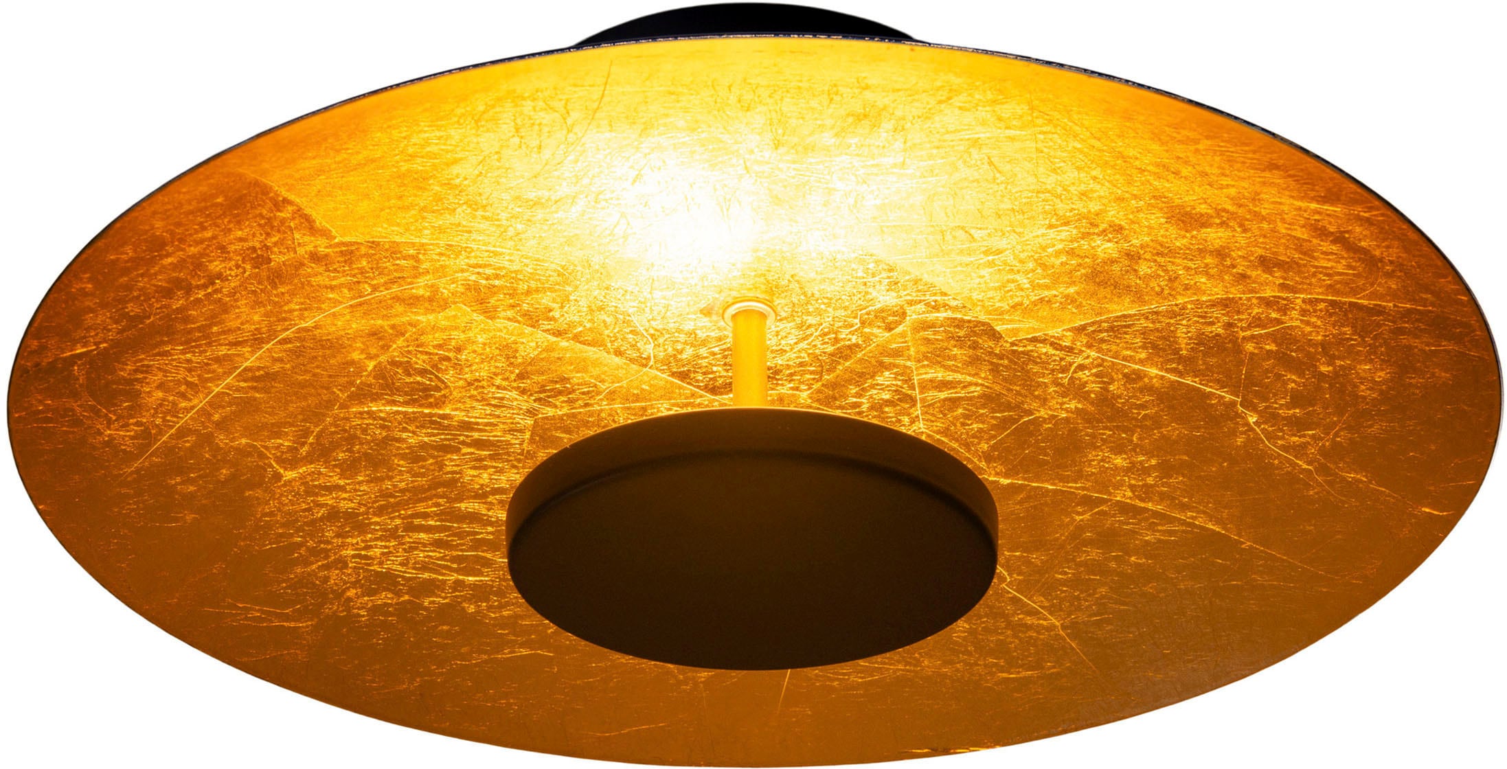 näve LED Deckenleuchte »Firenze«, 1 flammig-flammig, rund, schwarz/gold,  36x LED warmweiß, nicht dimmbar, D: 40cm online kaufen | mit 3 Jahren XXL  Garantie