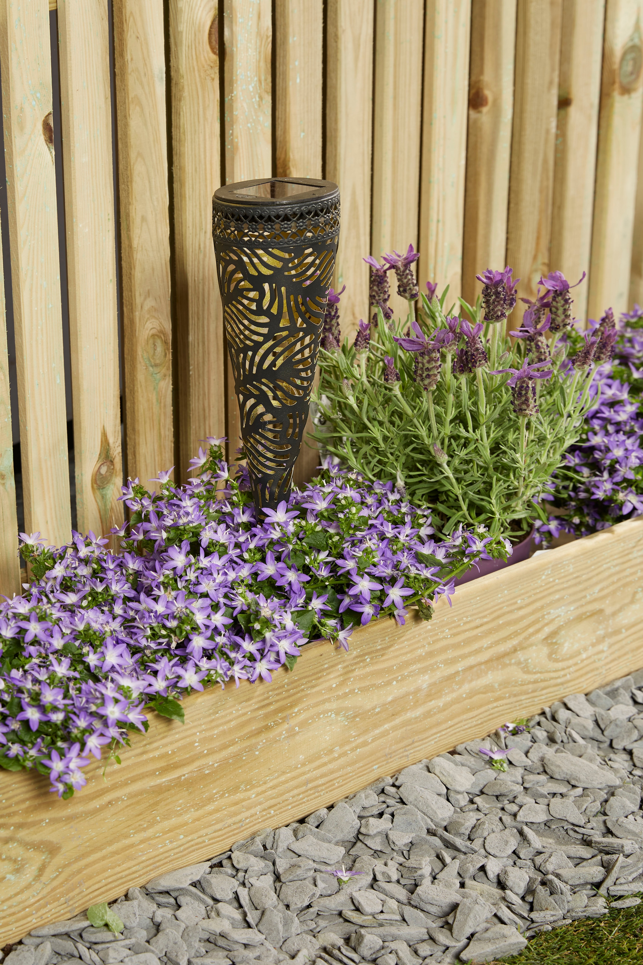 LUXFORM Gartenleuchte »Luxform Solar Torch Jersey, set of 2« LED-Modul 1 Stk. Warmweiß LED-Gartenleuchte, Solarenergie, warmweiß, aus Metall, IP44