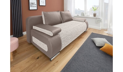 Schlafsofa Moritz, mit Bettfunktion und Bettkasten