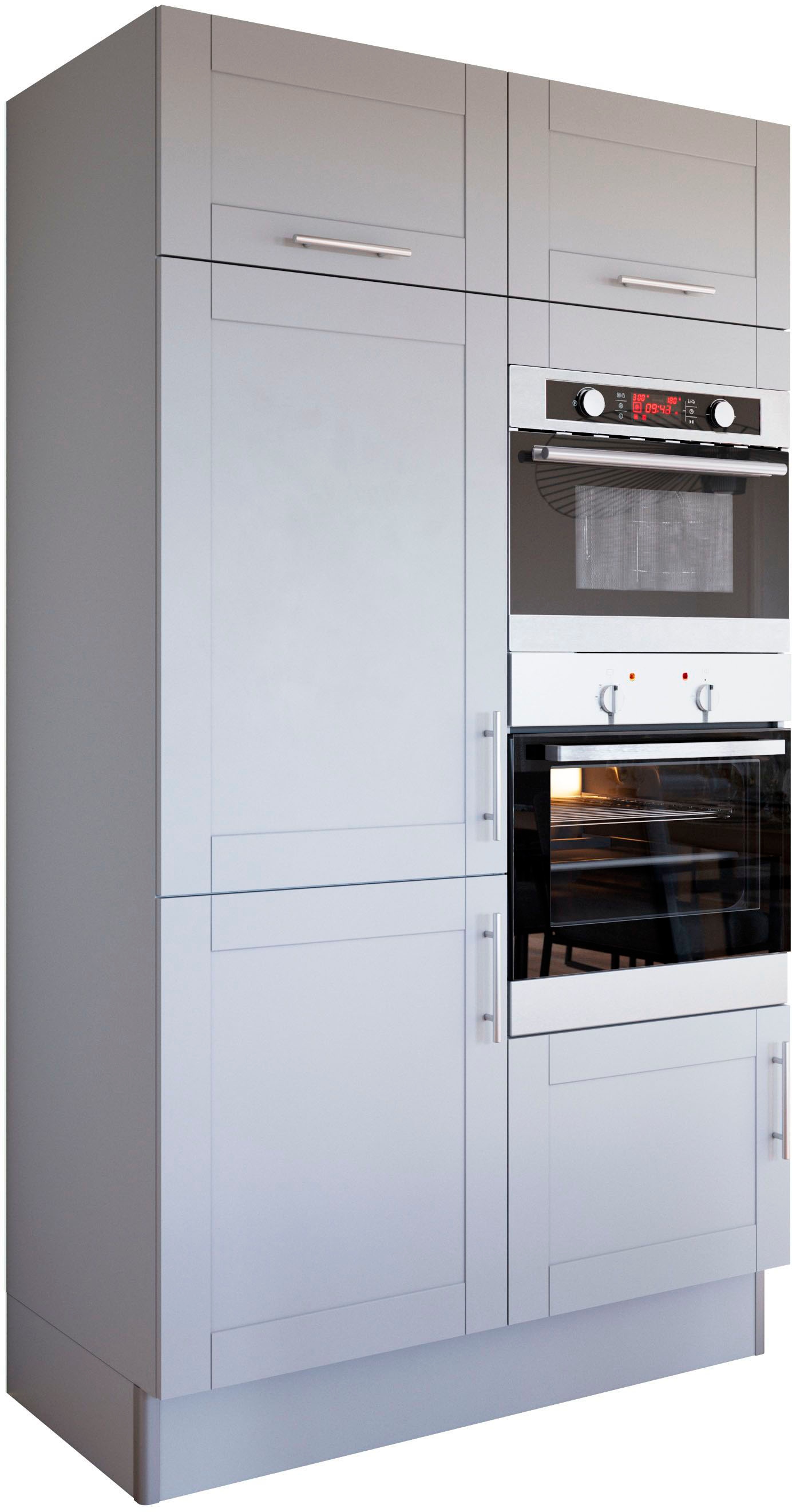 KOCHSTATION Küche »KS-Ahus, Hochschrankmodul«, Breite 120 cm,wahlweise mit E-Geräten,Soft-Close-Funktion