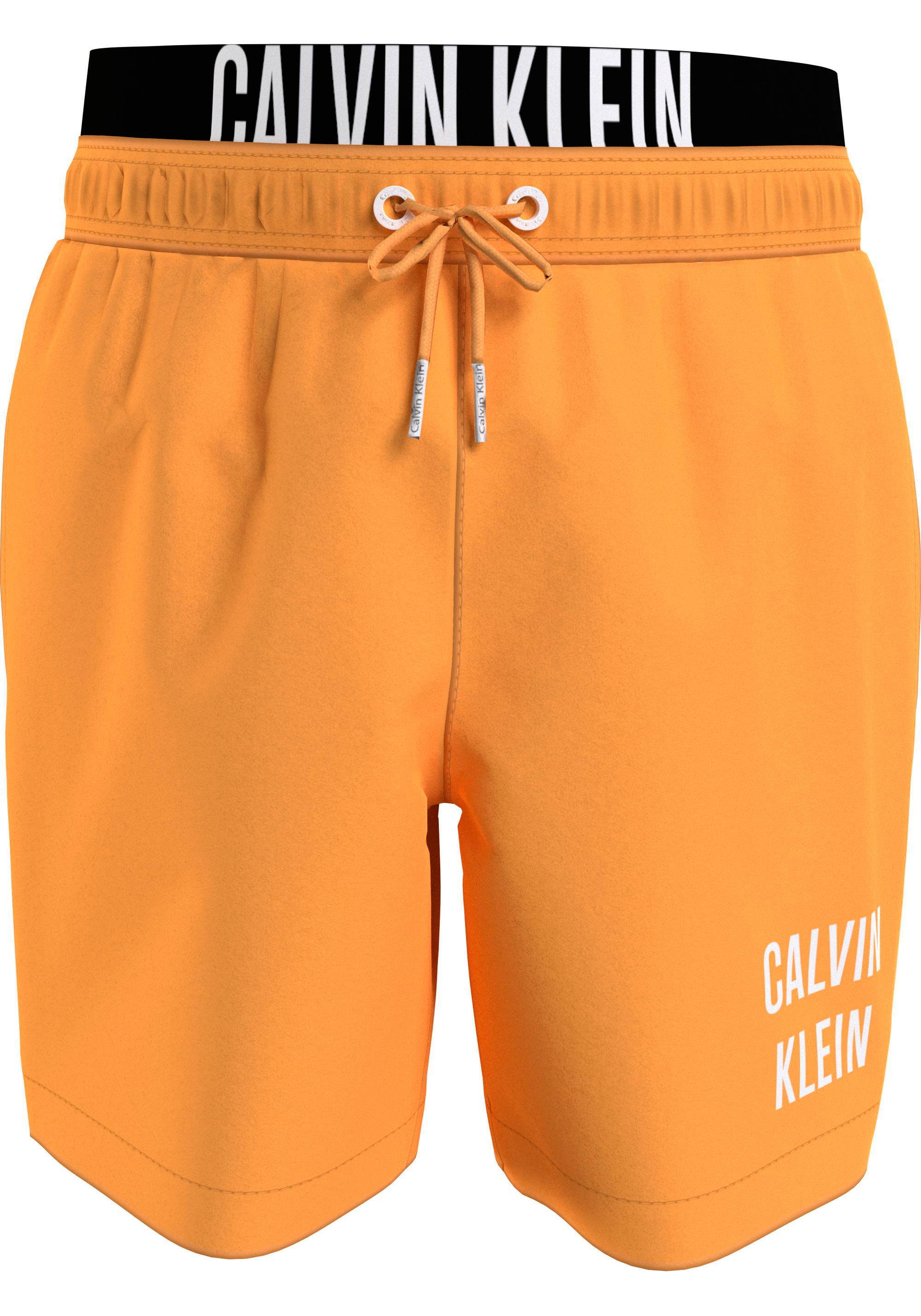 Calvin Klein Swimwear Badeshorts »MEDIUM DOUBLE WB«, mit Kordel bei ♕