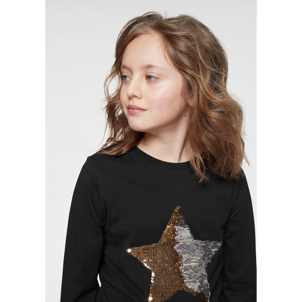 KIDSWORLD Langarmshirt »STERN«