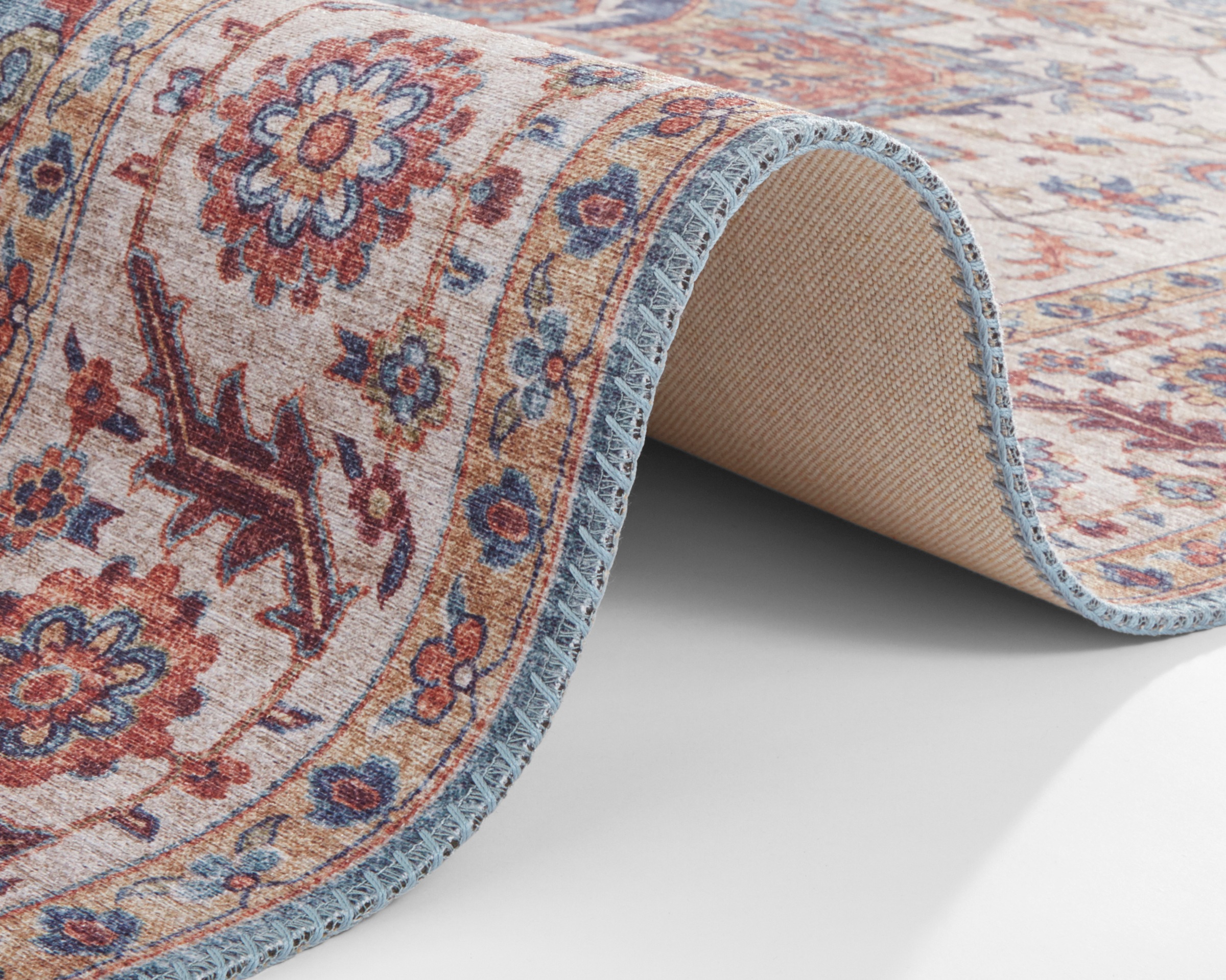 NOURISTAN Teppich »Anthea«, rechteckig, 5 mm Höhe, Orientalisch, Läufer, Vintage, Wohnzimmer, Schlafzimmer, Esszimmer
