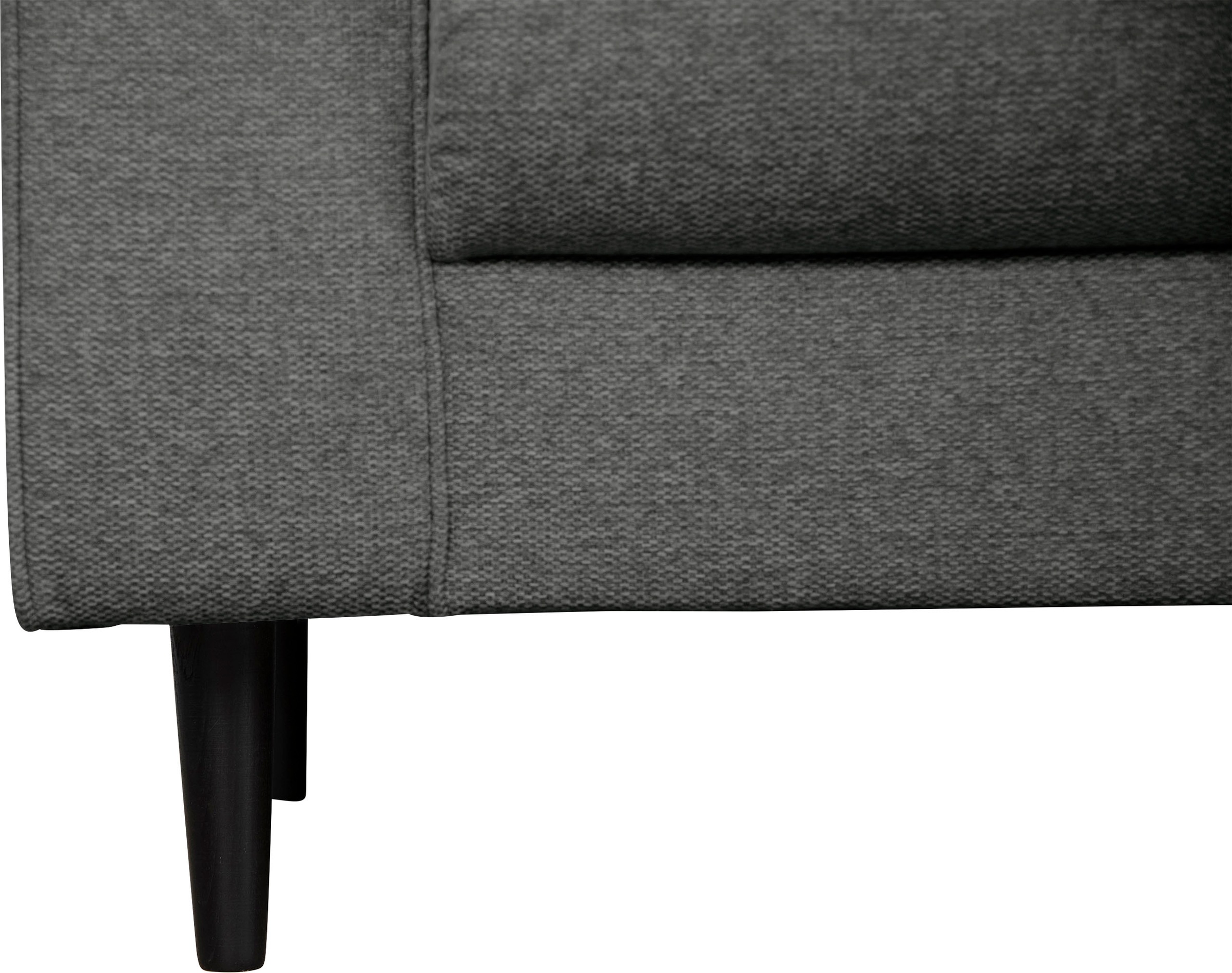 Home affaire Ecksofa »VEYRAS L-Form, hoher Sitzkomfort, Maße B/T/H: 230/150/76 cm«, mit Wellenunterfederung, incl. Rückenkissen und Zierkissen