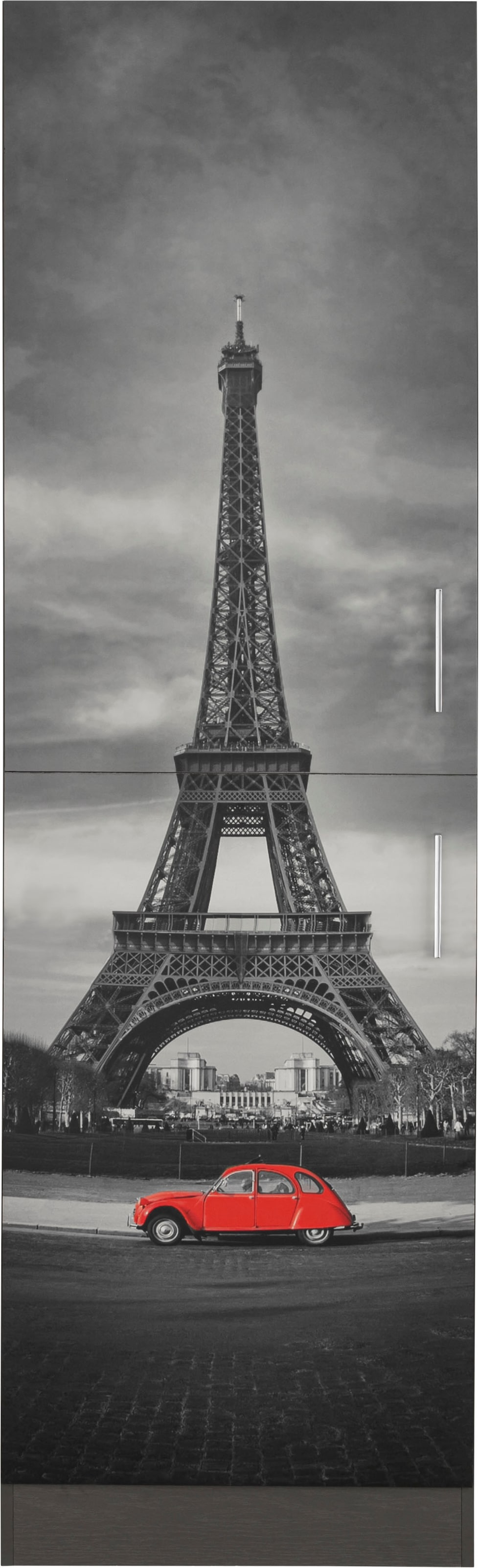 viel Vorratsschrank Stauraum, bestellen hochwertigem cm 60 mit Digitaldruck »Paris«, HELD breit, auf MÖBEL 200 hoch, cm Raten