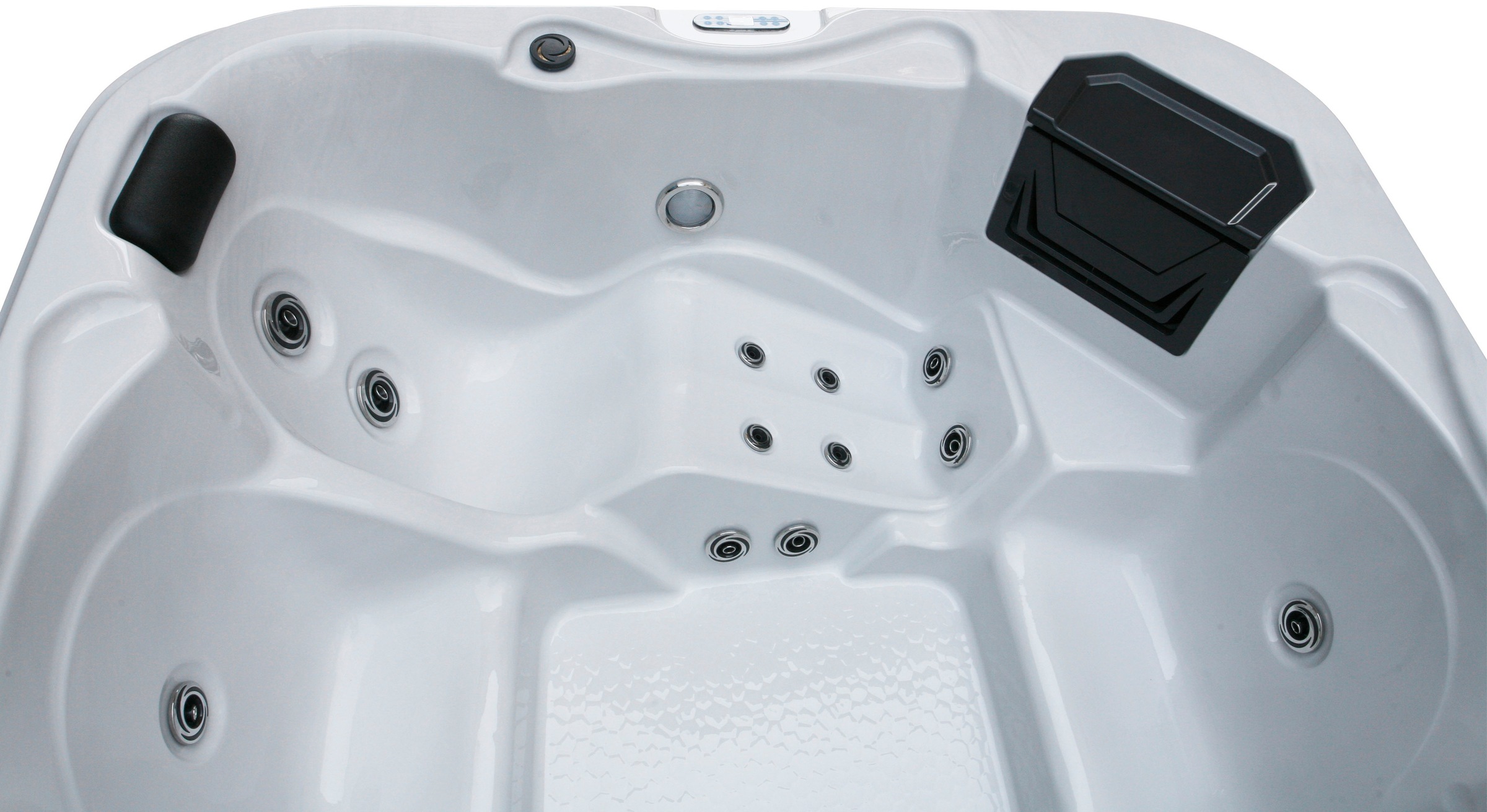 Sanotechnik Whirlpool »TIROL«, (Set), 210x210x80 cm, inkl. Einstiegsleiter und Abdeckung