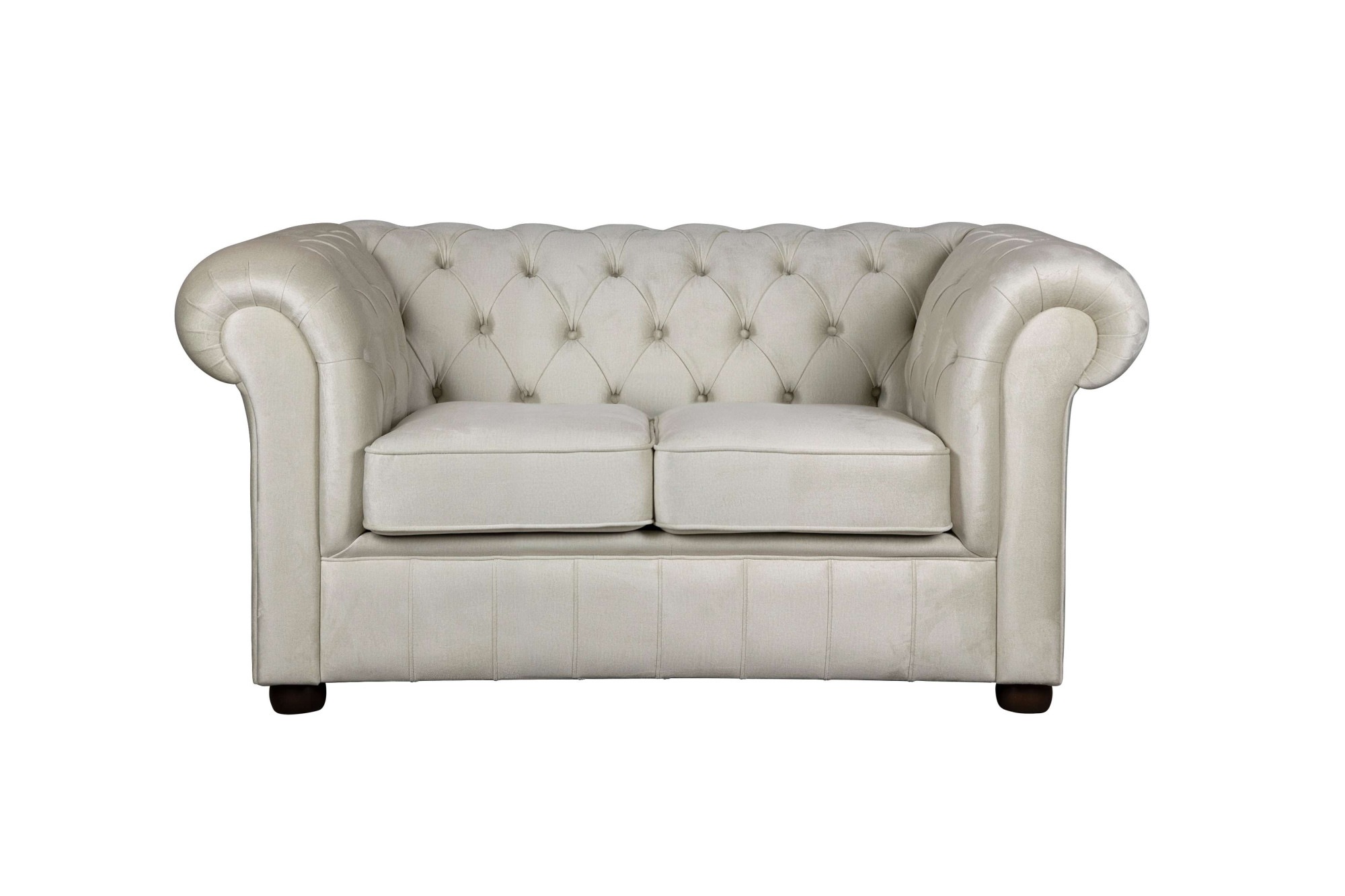 Home affaire 2-Sitzer »CHARENTE, Chesterfield-Sofa, Wellenfederung, Maße: B/T/H: 147/89/74 cm«, mit edler Knopfheftung und typischen Armlehnen