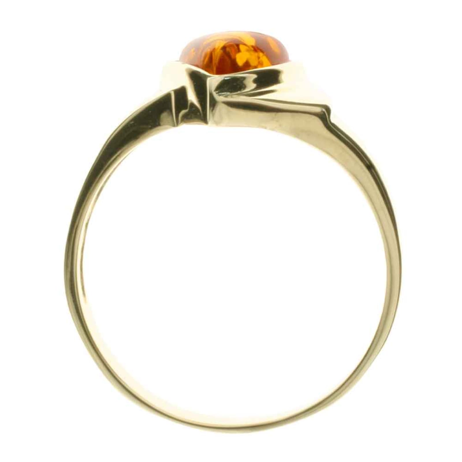 OSTSEE-SCHMUCK Fingerring »- Malou - Gold 333/000 - Bernstein«