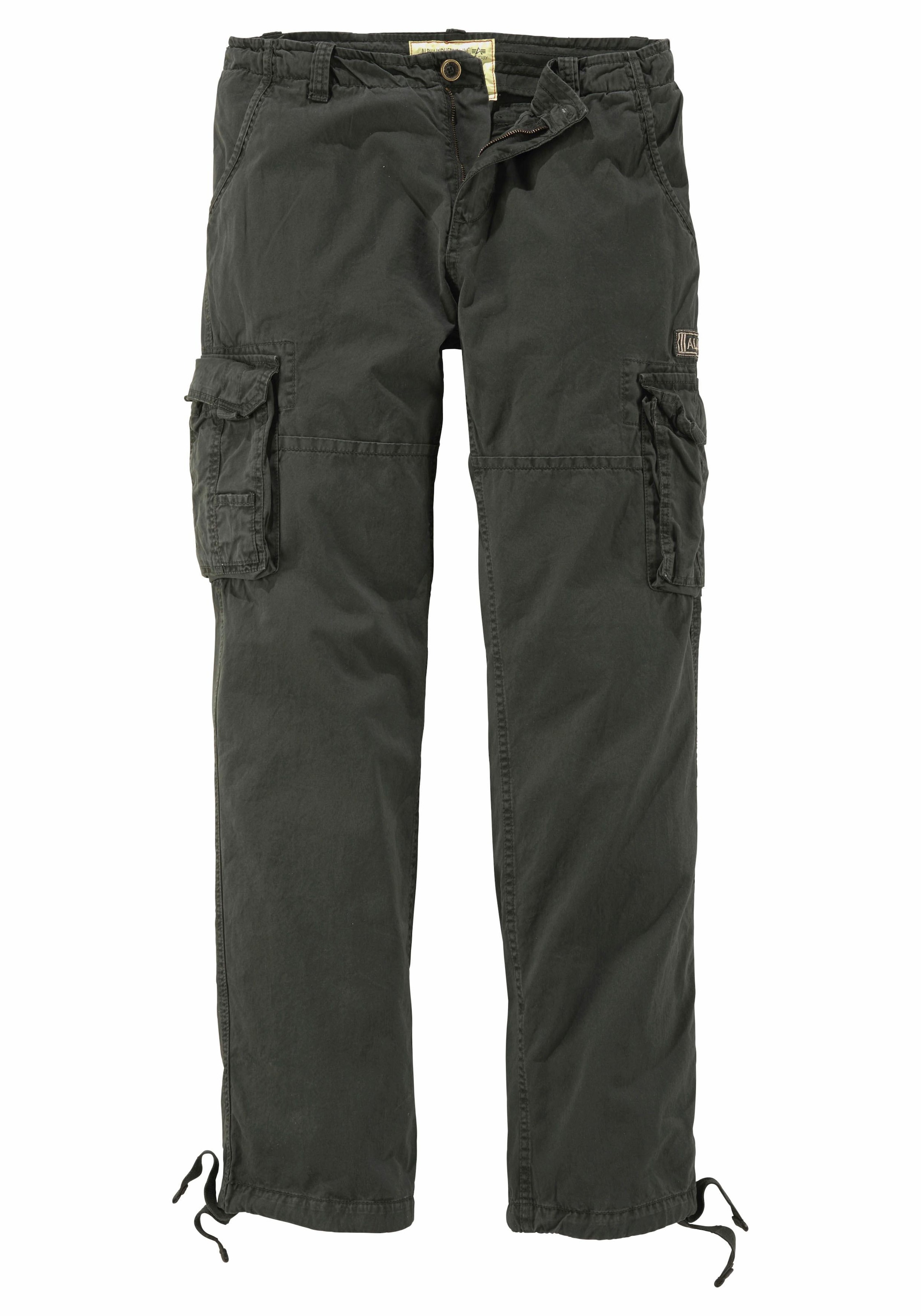 Alpha Industries Cargohose »Jet Pant«, mit seitlichen Cargotaschen und Kordelzug am Beinabschluss